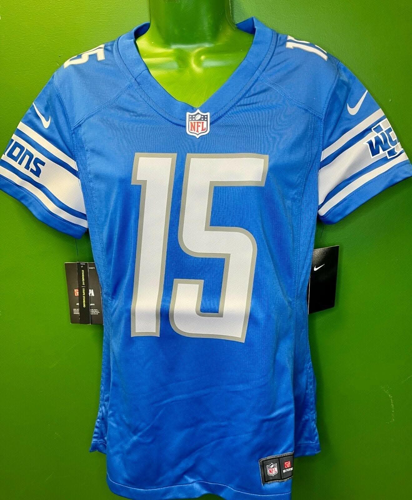 NFL Detroit Lions Golden Tate #15 Game Jersey Women's Small NWT