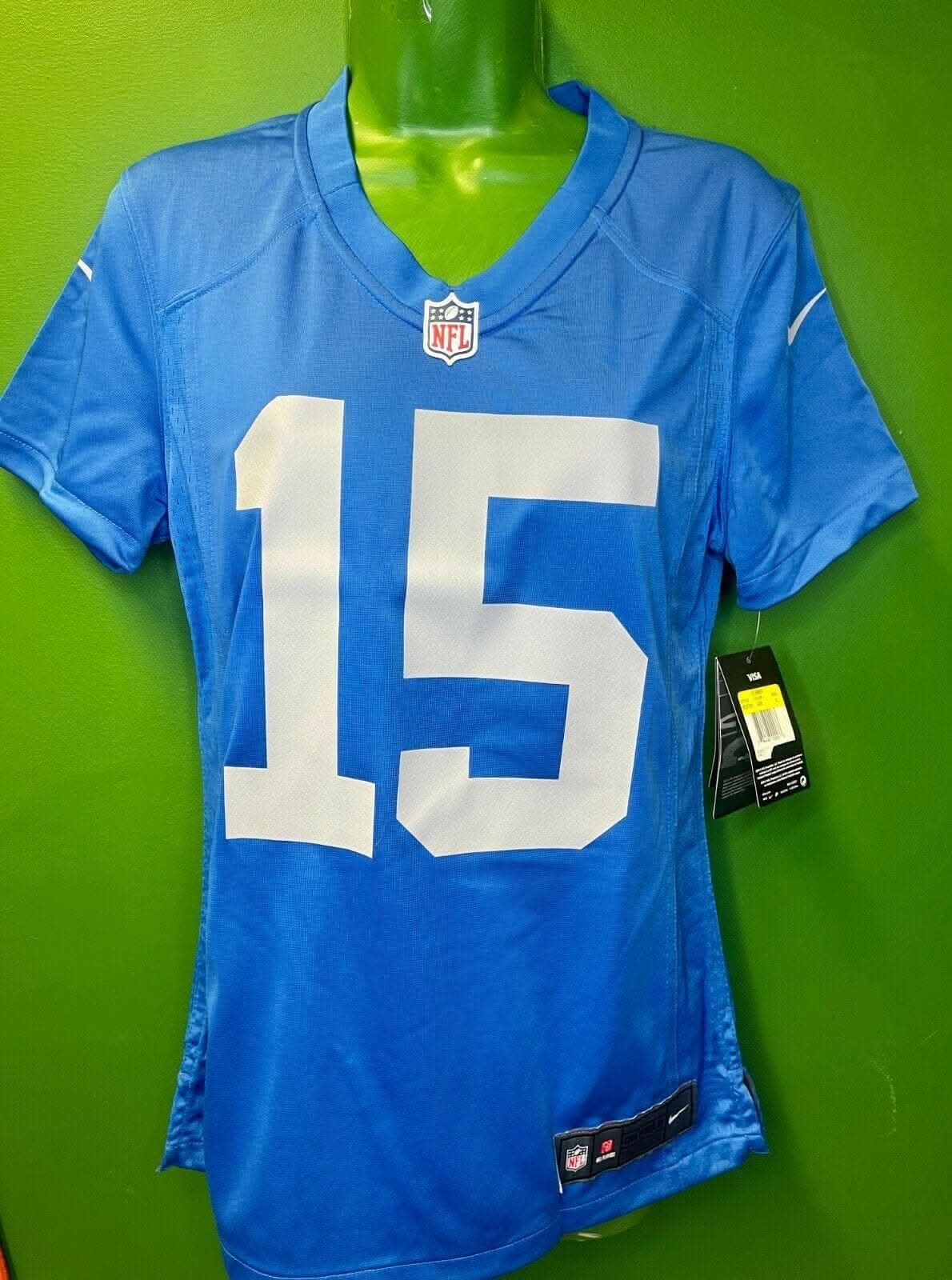 NFL Detroit Lions Tate #15 Throwback Game Jersey Women's Small NWT
