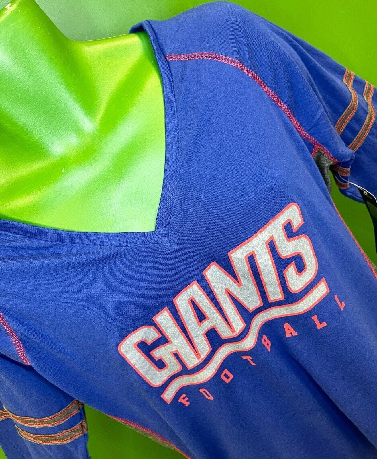 NFL New York Giants Majestic L/S Women's X-Large T-Shirt NWT BARGAIN