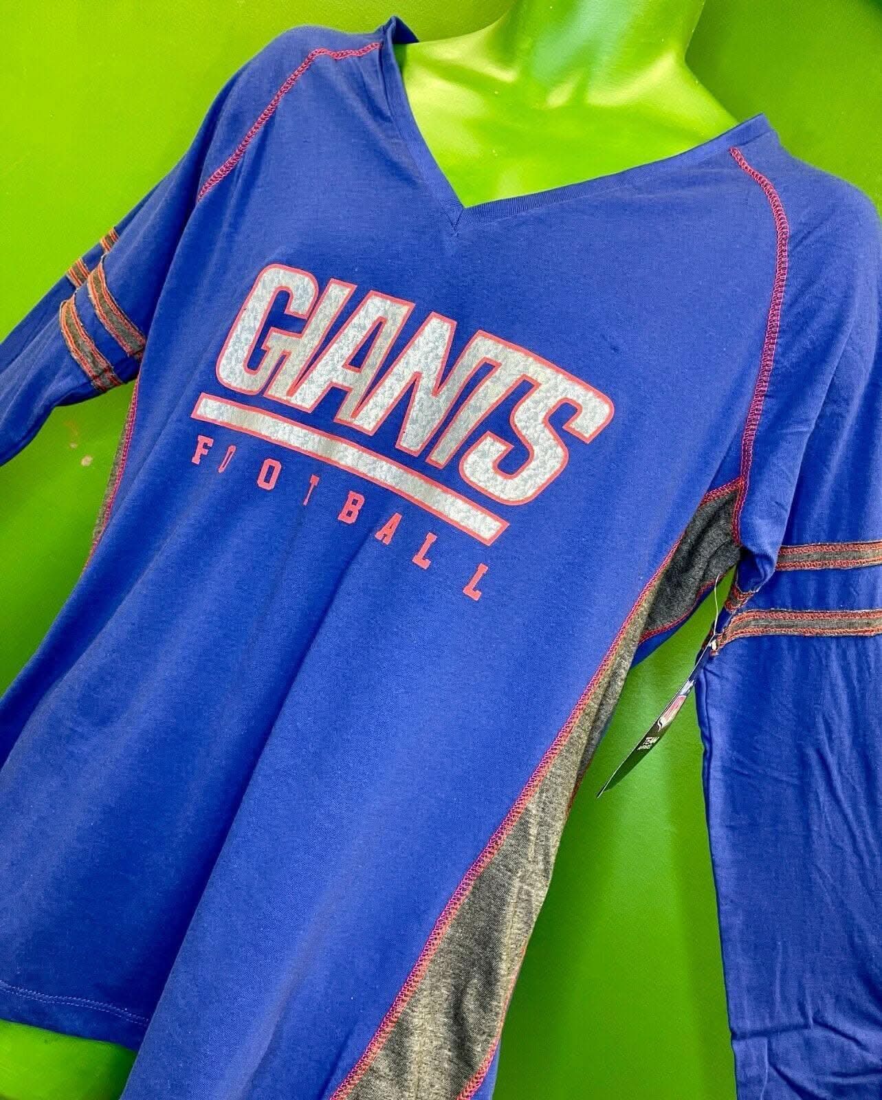 NFL New York Giants Majestic L/S Women's X-Large T-Shirt NWT BARGAIN