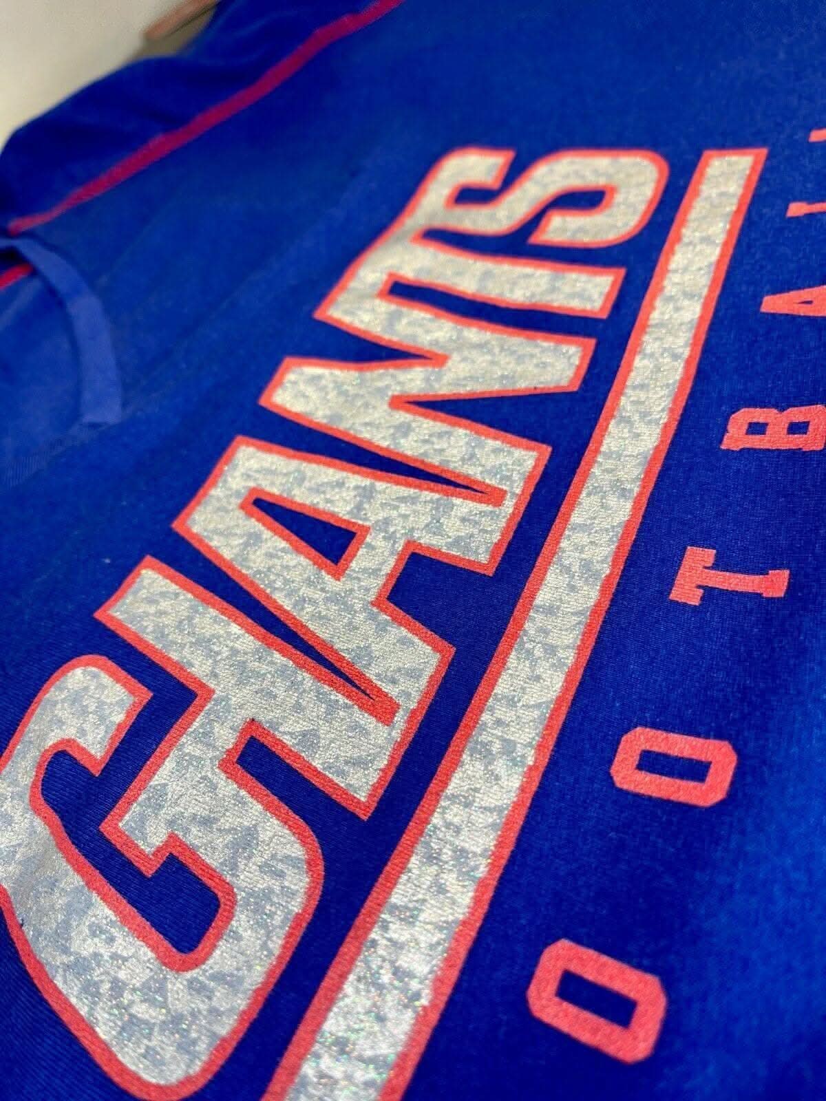 NFL New York Giants Majestic L/S Women's X-Large T-Shirt NWT BARGAIN