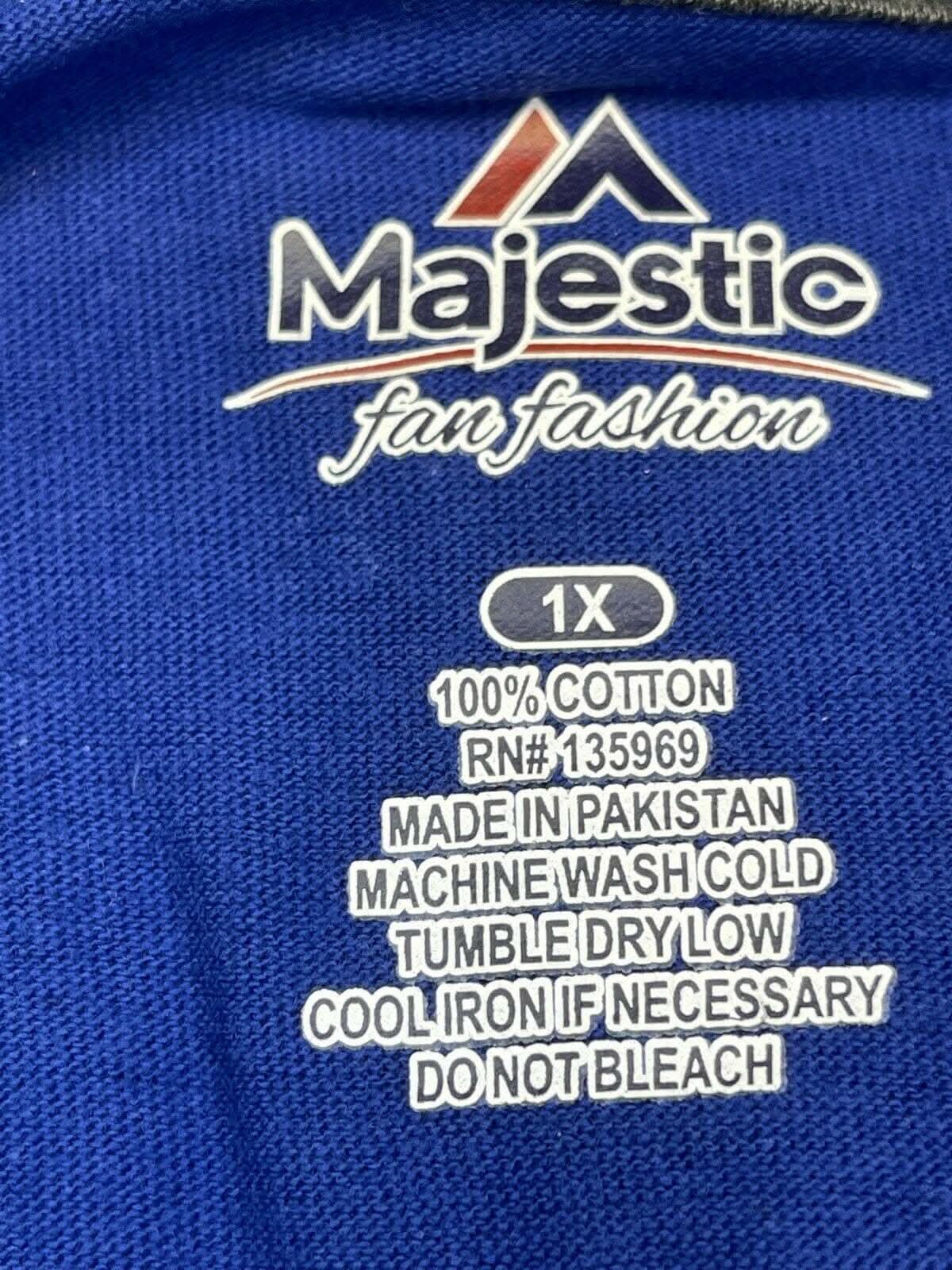 NFL New York Giants Majestic L/S Women's X-Large T-Shirt NWT BARGAIN