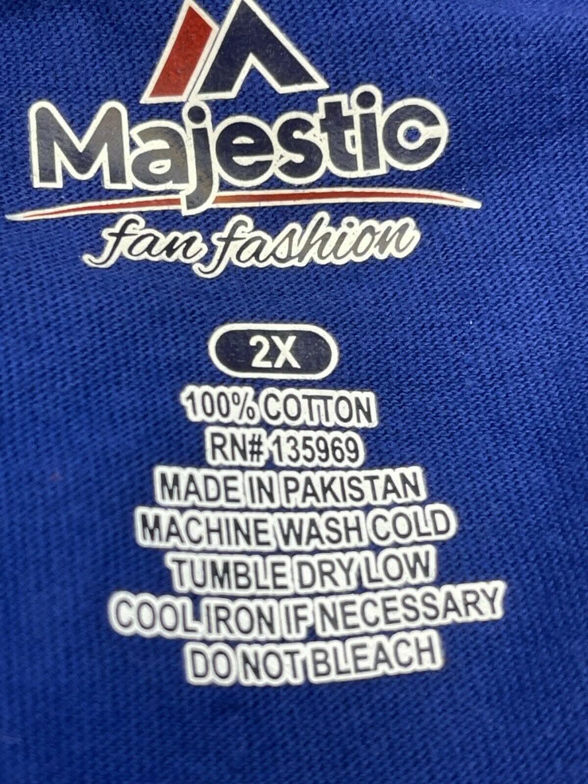 NFL New York Giants Majestic L/S Women's 2X-Large T-Shirt NWT BARGAIN