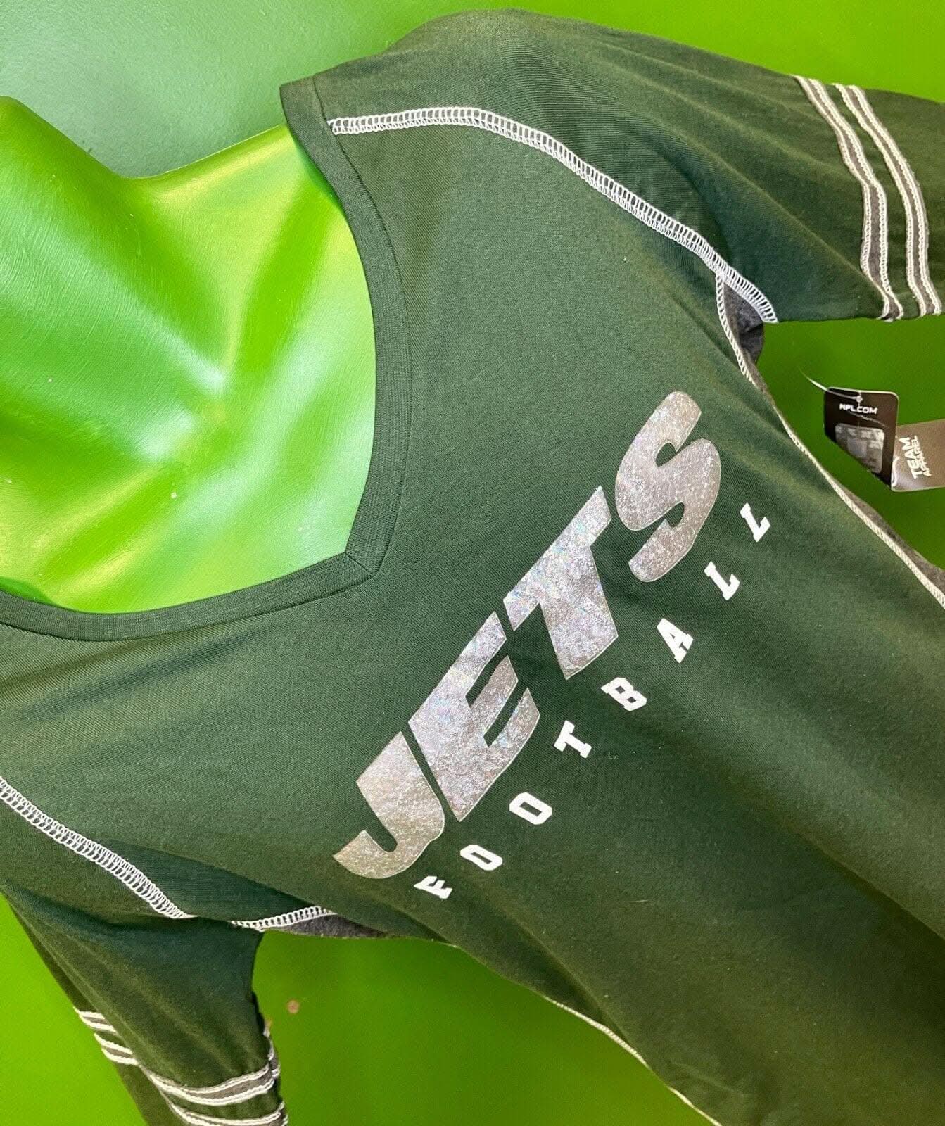 NFL New York Jets Majestic L/S Women's T-Shirt Women's 3XL NWT BARGAIN