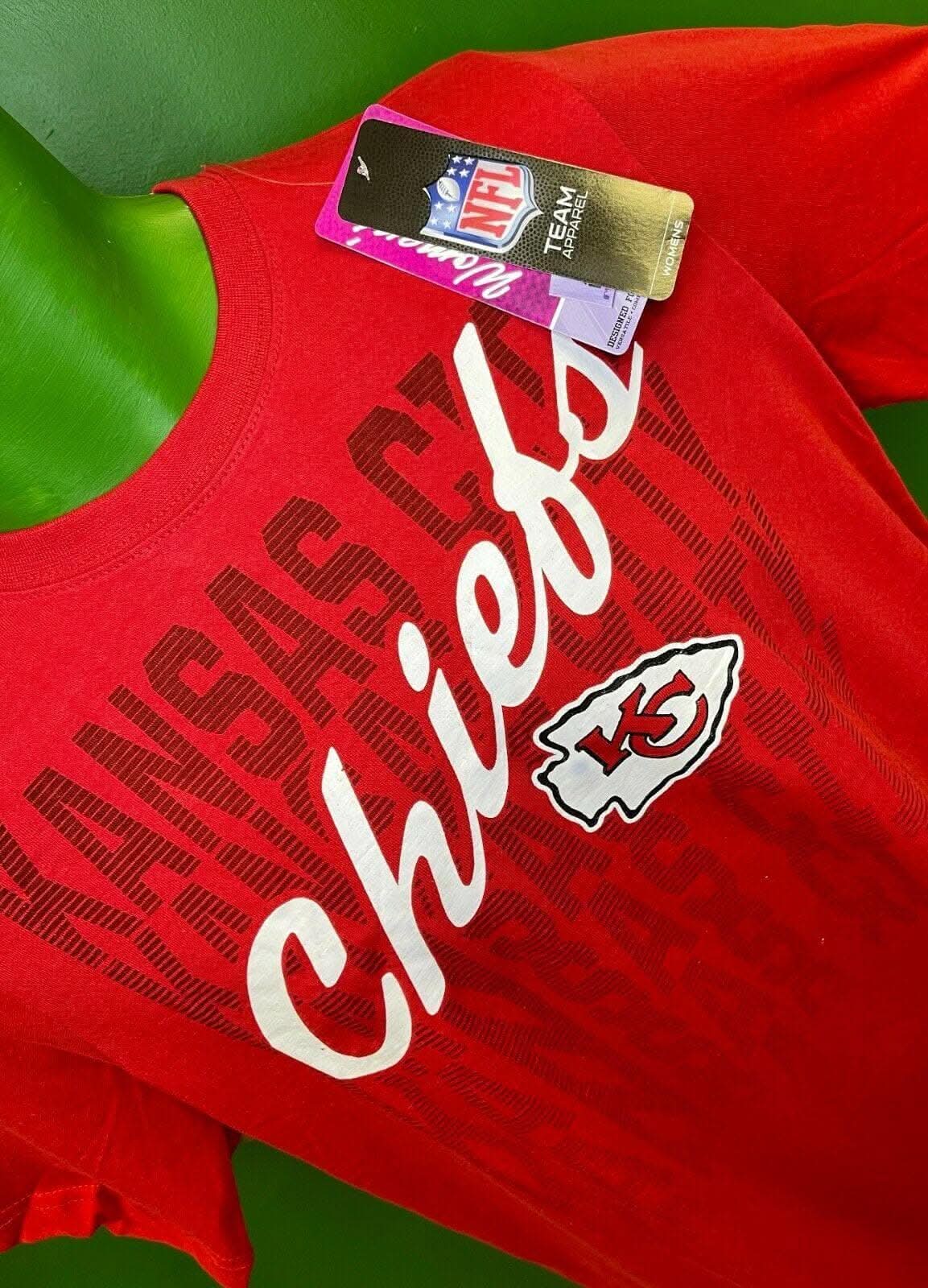 NFL Kansas City Chiefs Majestic Women's Plus Size T-Shirt Large NWT BARGAIN
