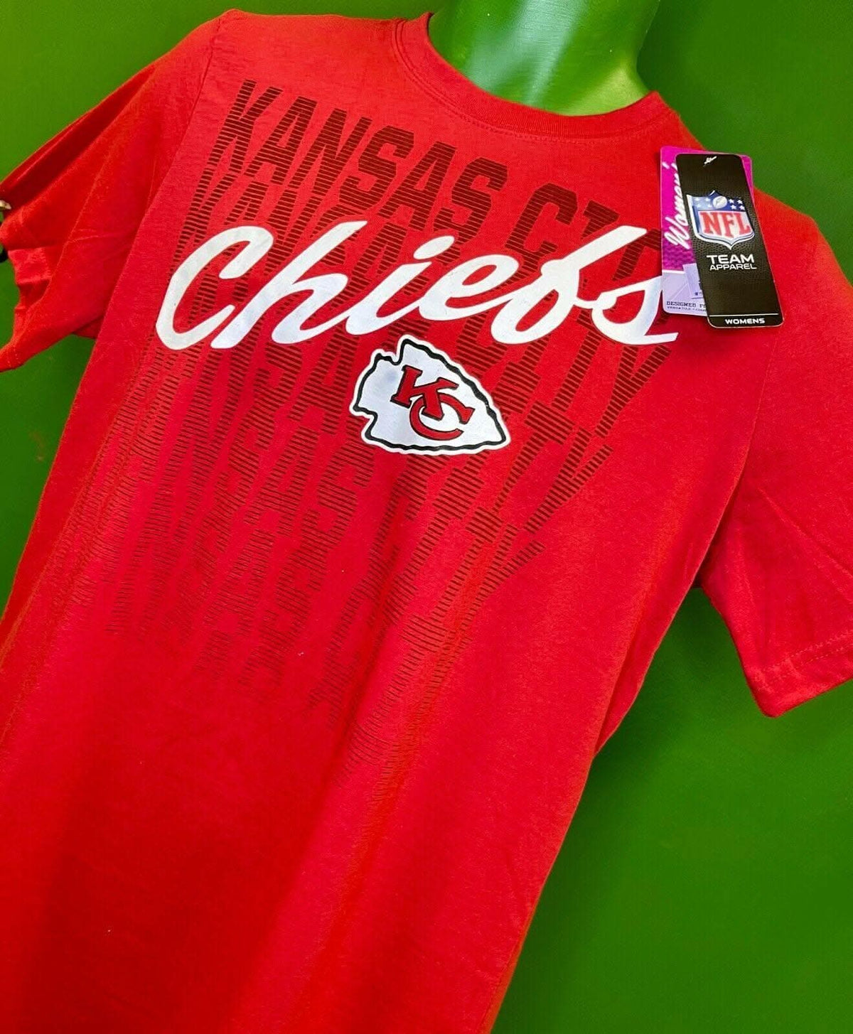 NFL Kansas City Chiefs Majestic Women's Plus Size T-Shirt X-Large NWT