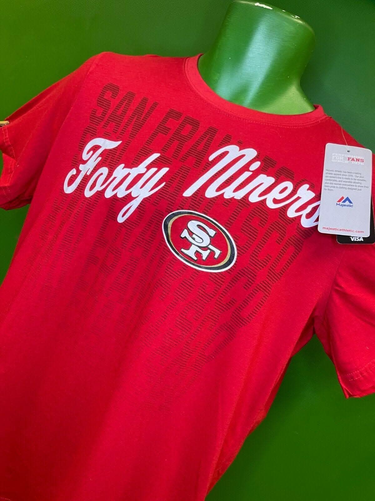 NFL San Francisco 49ers Majestic Women's Plus Size T-Shirt XL NWT