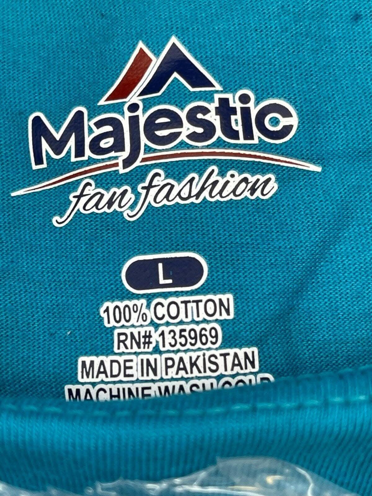 NFL Miami Dolphins Majestic Women's Plus Size T-Shirt Large NWT BARGAIN!