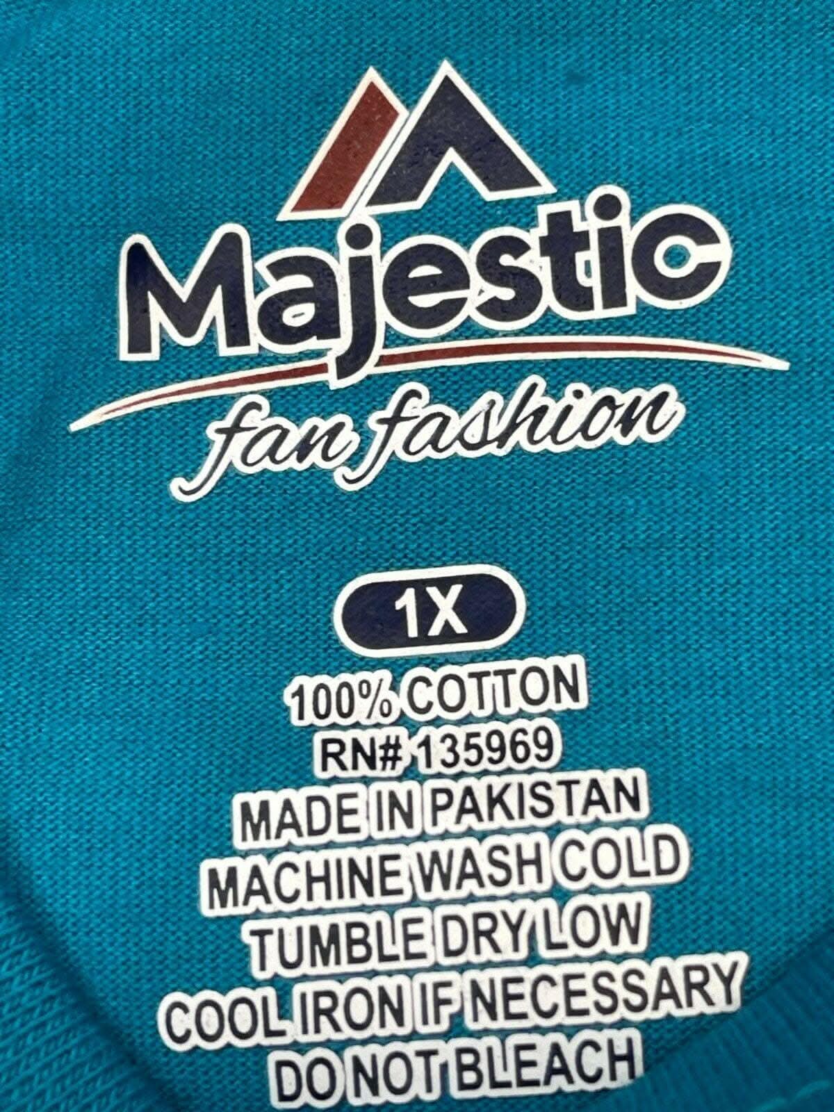 NFL Miami Dolphins Majestic Women's Plus Size T-Shirt 1X NWT BARGAIN