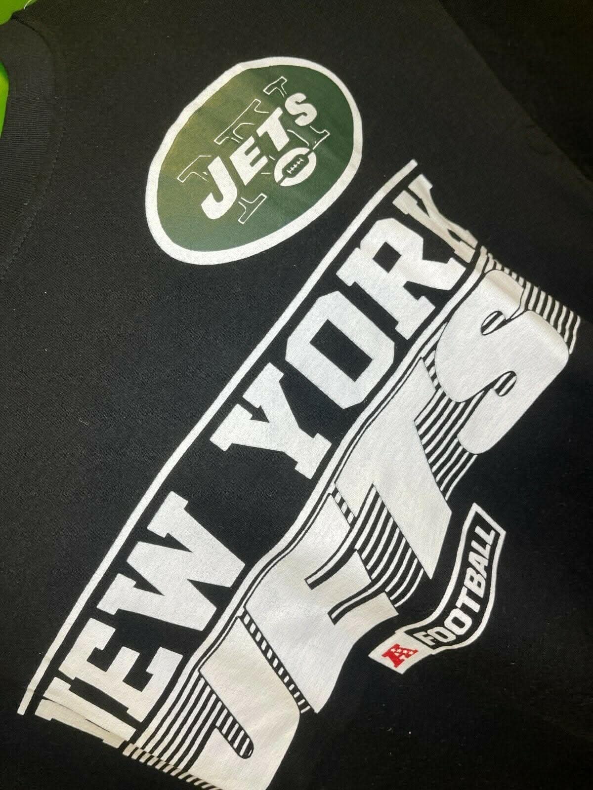 NFL New York Jets Majestic Black Cotton T-Shirt Men's 3X-Large NWT BARGAIN