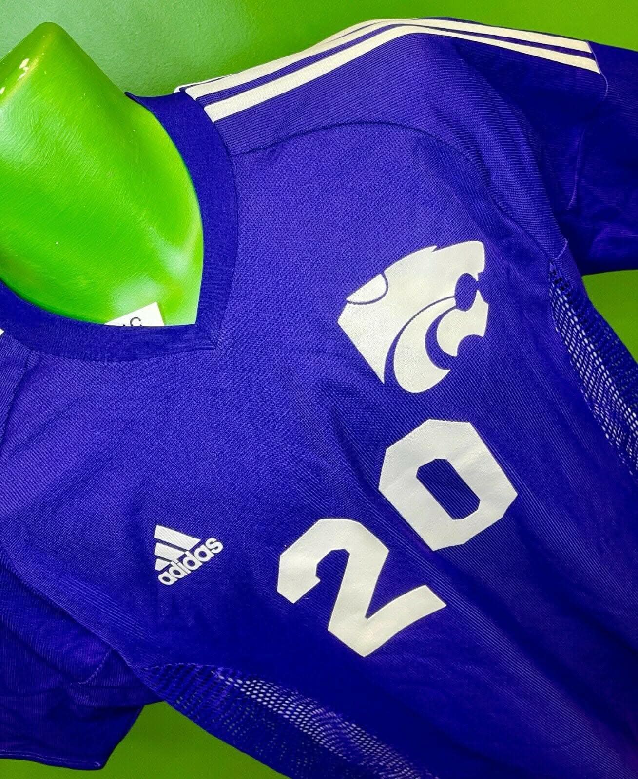 NCAA Kansas State Wildcats #20 Adidas Jersey Climacool Men's Medium