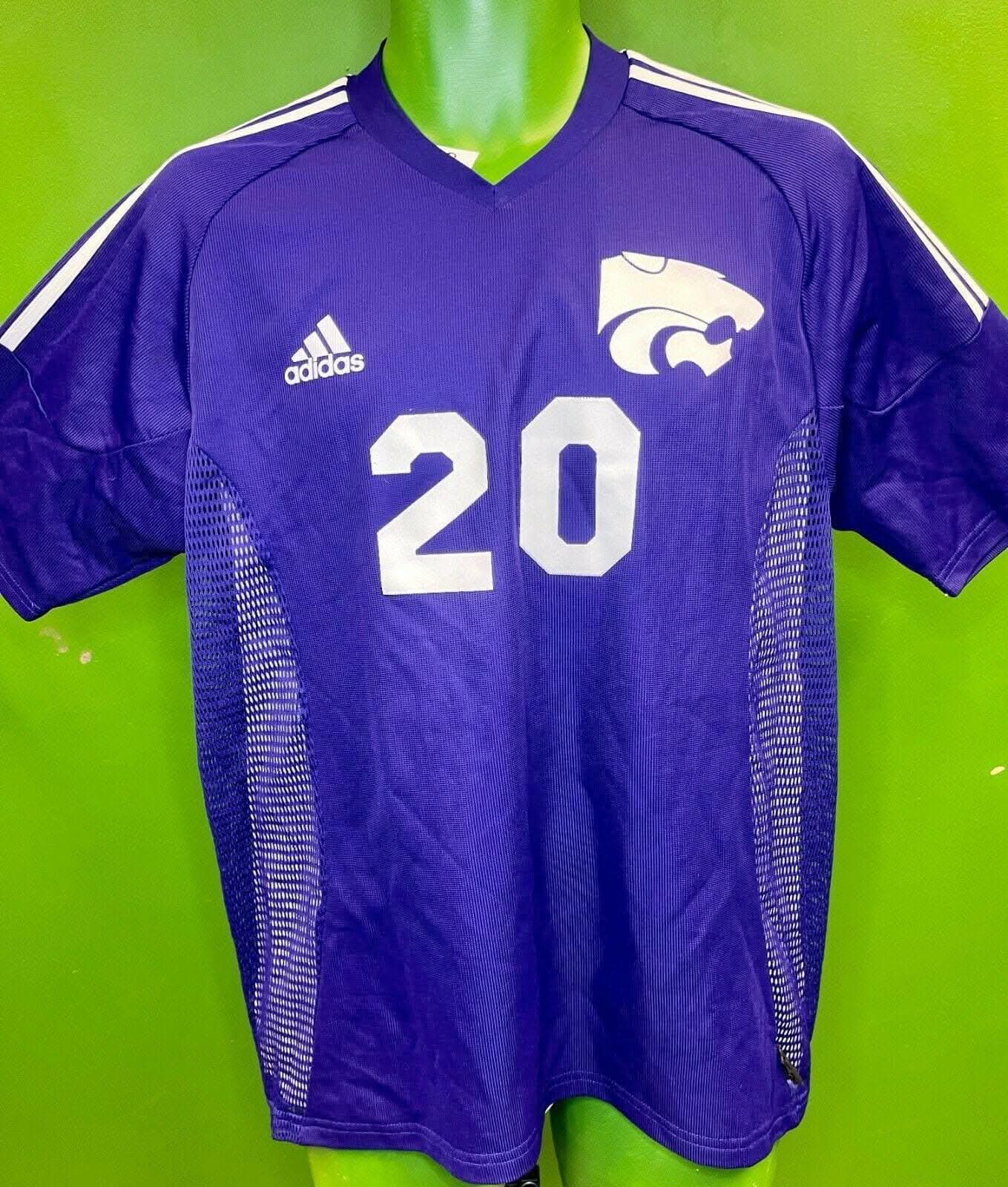 NCAA Kansas State Wildcats #20 Adidas Jersey Climacool Men's Medium