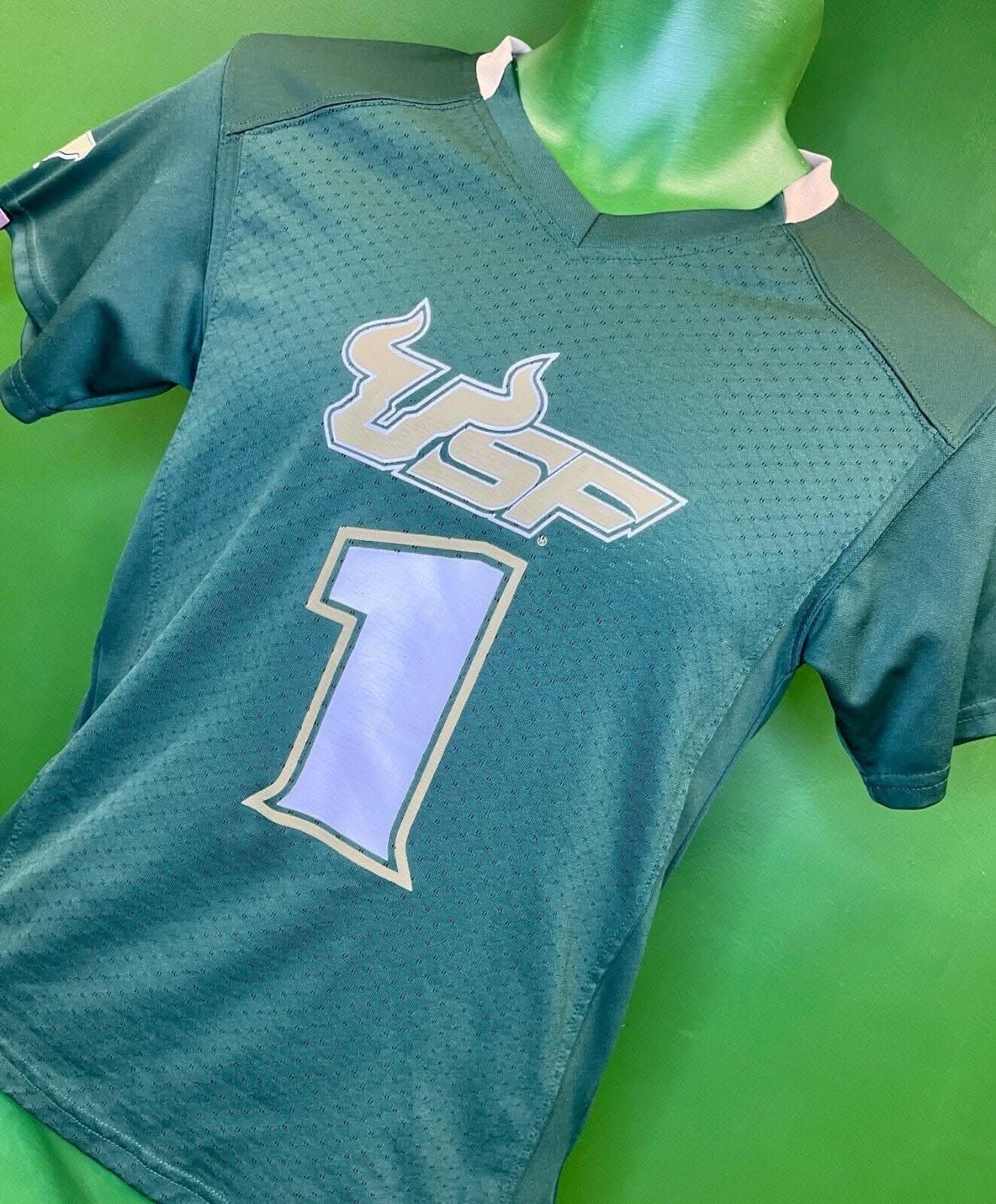 NCAA South Florida Bulls #1 Jersey Youth Medium 8-10