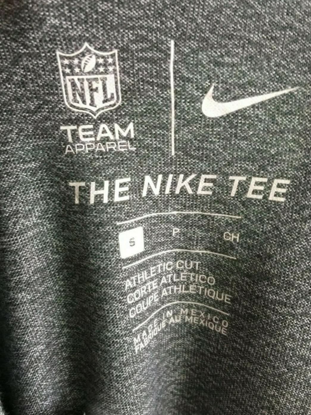 NFL Denver Broncos Heathered Grey Marled T-Shirt Men's Small NWT
