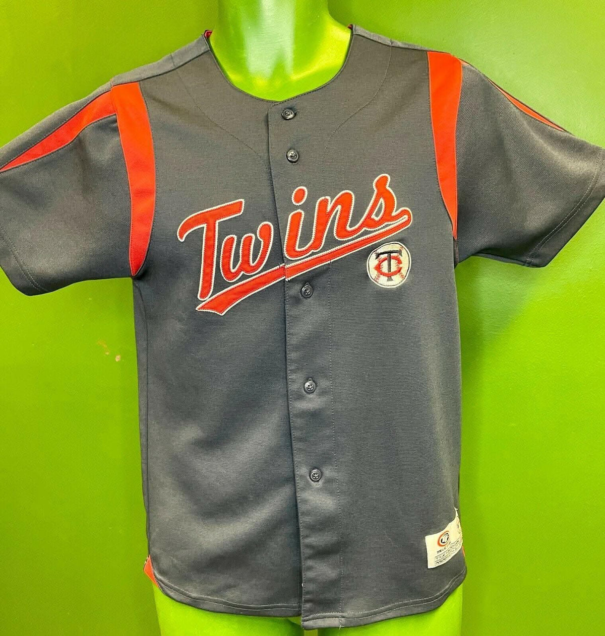 MLB Minnesota Twins True Fan Stitched Jersey Youth Medium