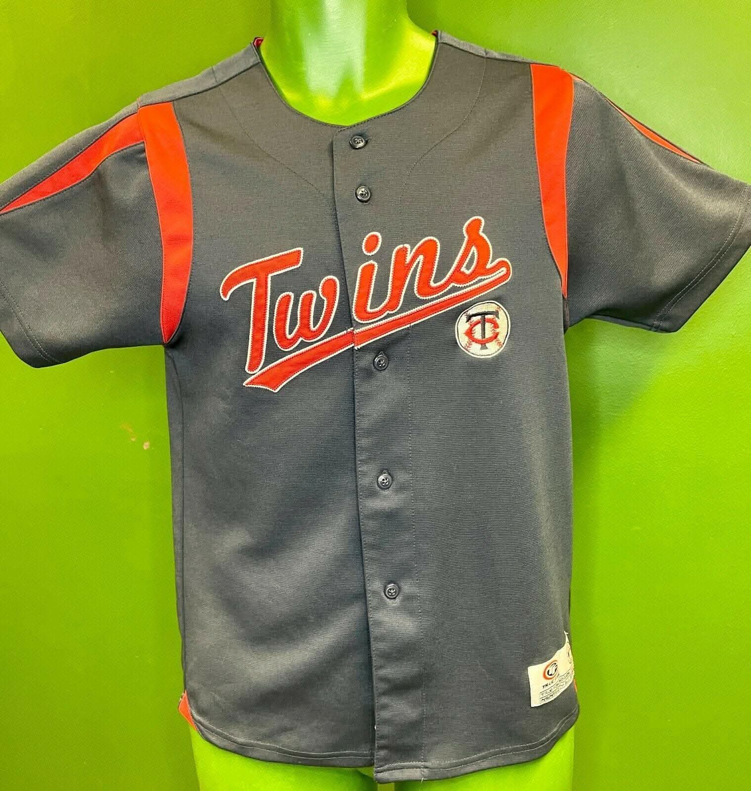 MLB Minnesota Twins True Fan Stitched Jersey Youth Medium