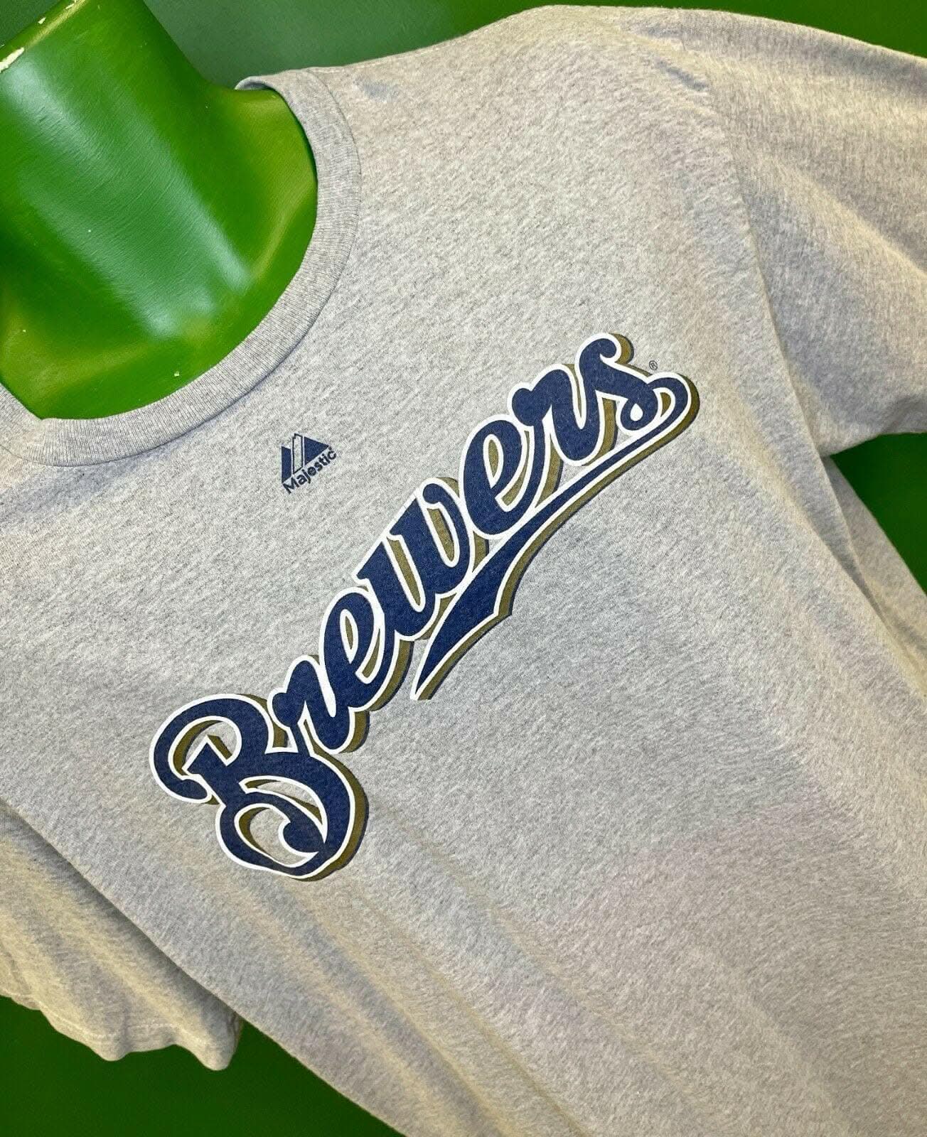 MLB Milwaukee Brewers Ryan Braun #8 Majestic T-Shirt Men's Large