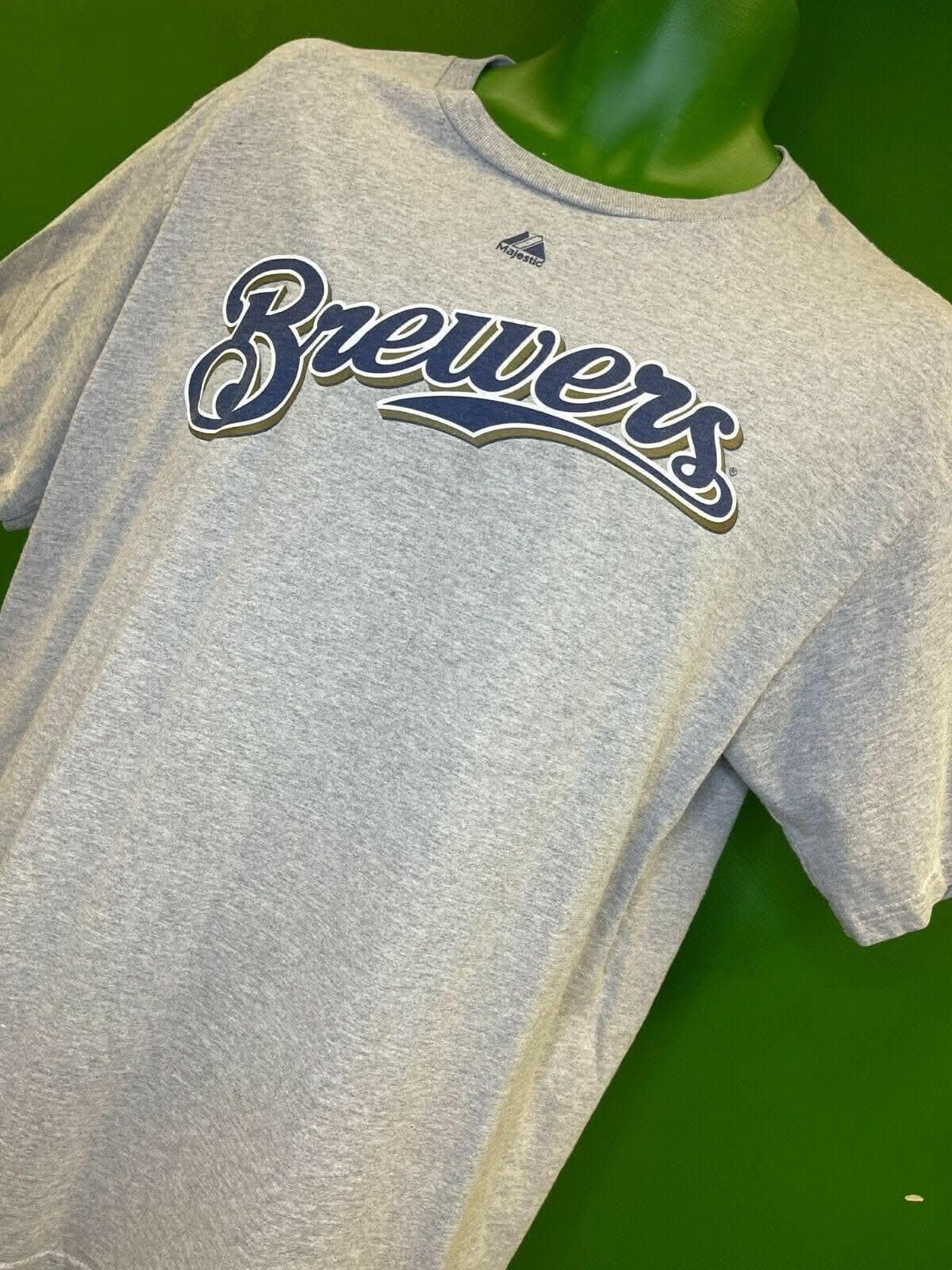 MLB Milwaukee Brewers Ryan Braun #8 Majestic T-Shirt Men's Large