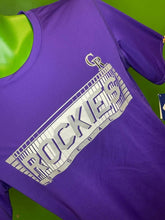 MLB Colorado Rockies Purple T-Shirt Metallic Youth X-Large 18-20 NWT