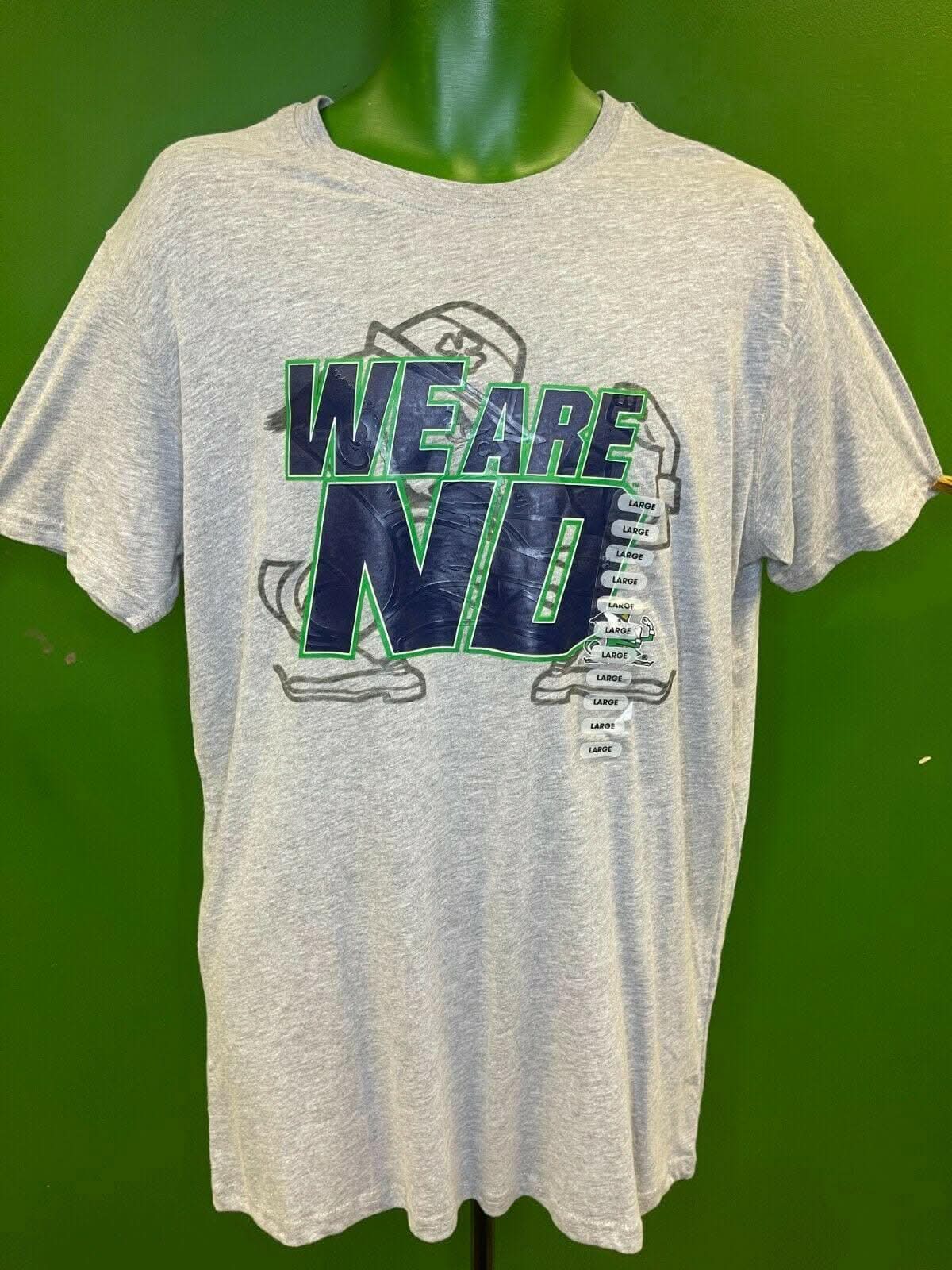 NCAA Notre Dame Fighting Irish Heathered T-Shirt Men's Large 42-44 NWT