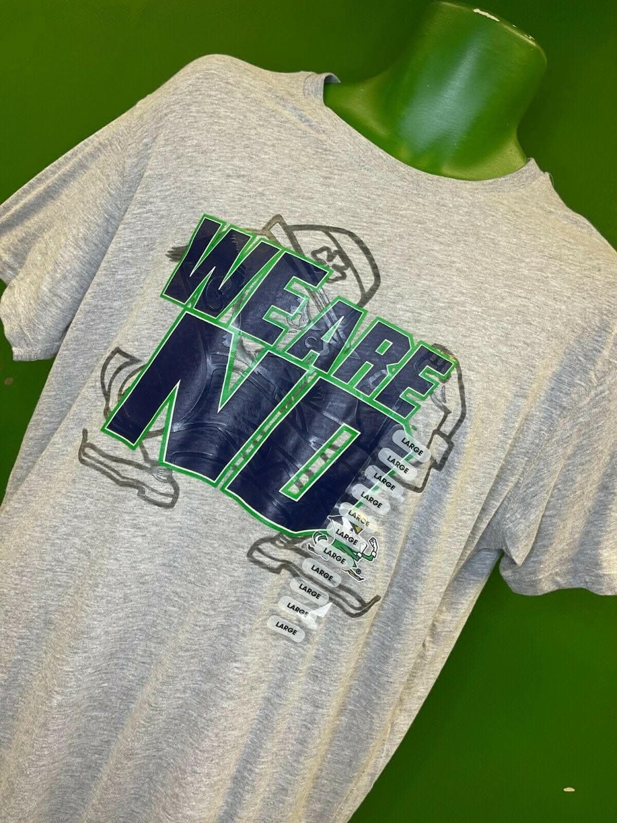 NCAA Notre Dame Fighting Irish Heathered T-Shirt Men's Large 42-44 NWT