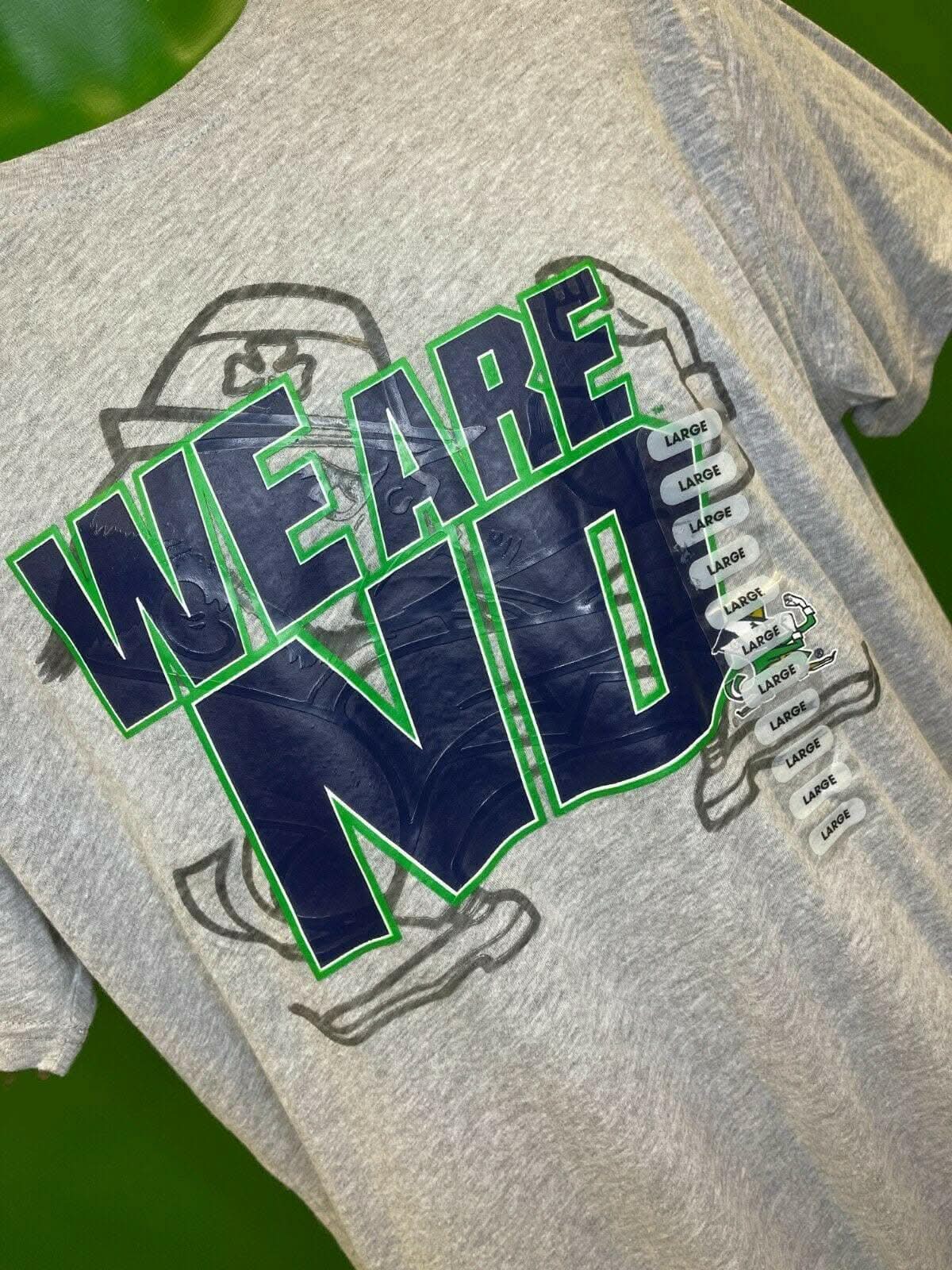 NCAA Notre Dame Fighting Irish Heathered T-Shirt Men's Large 42-44 NWT