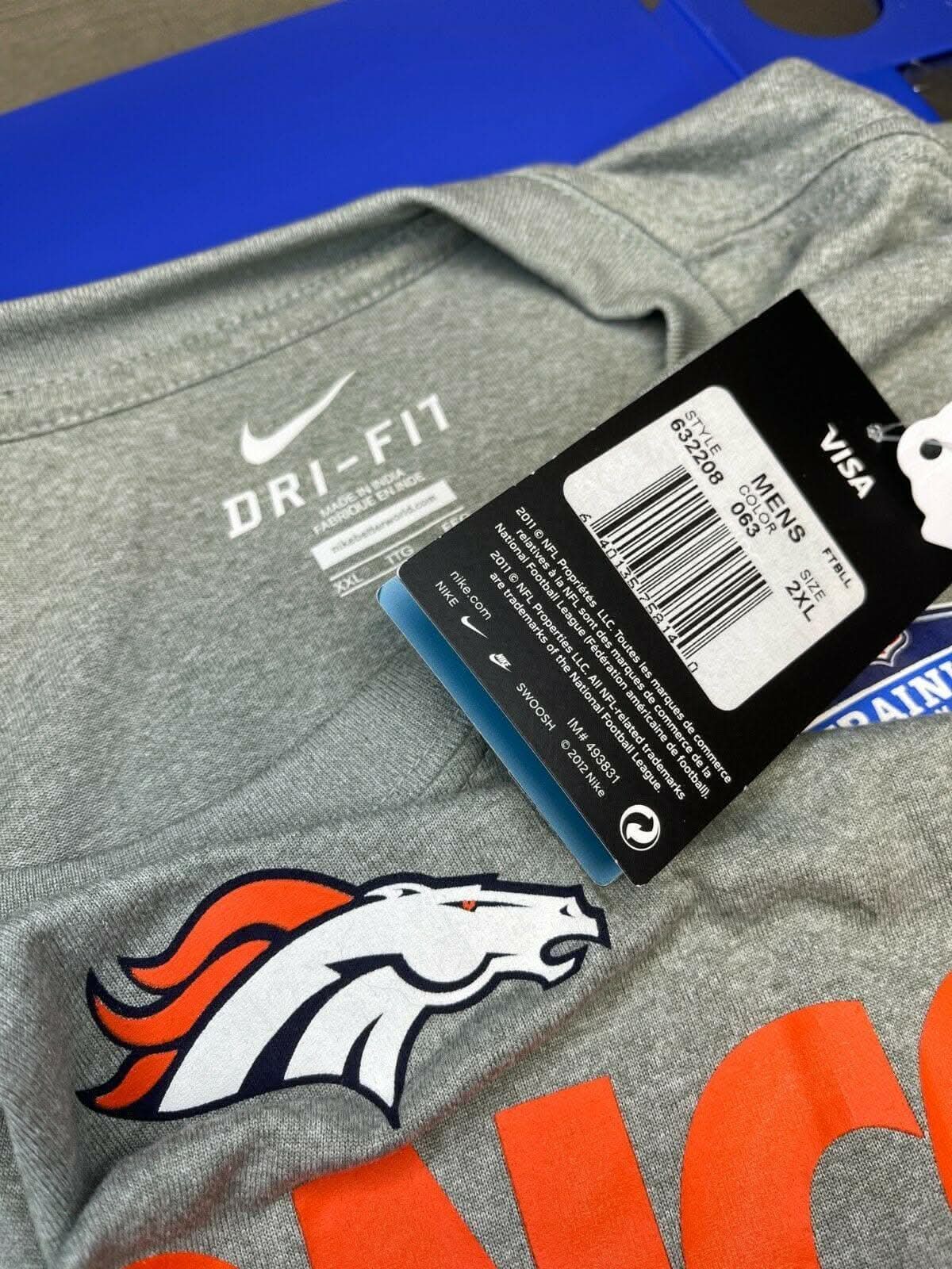 NFL Denver Broncos Training Camp 2013 T-Shirt Men's 2X-Large NWT