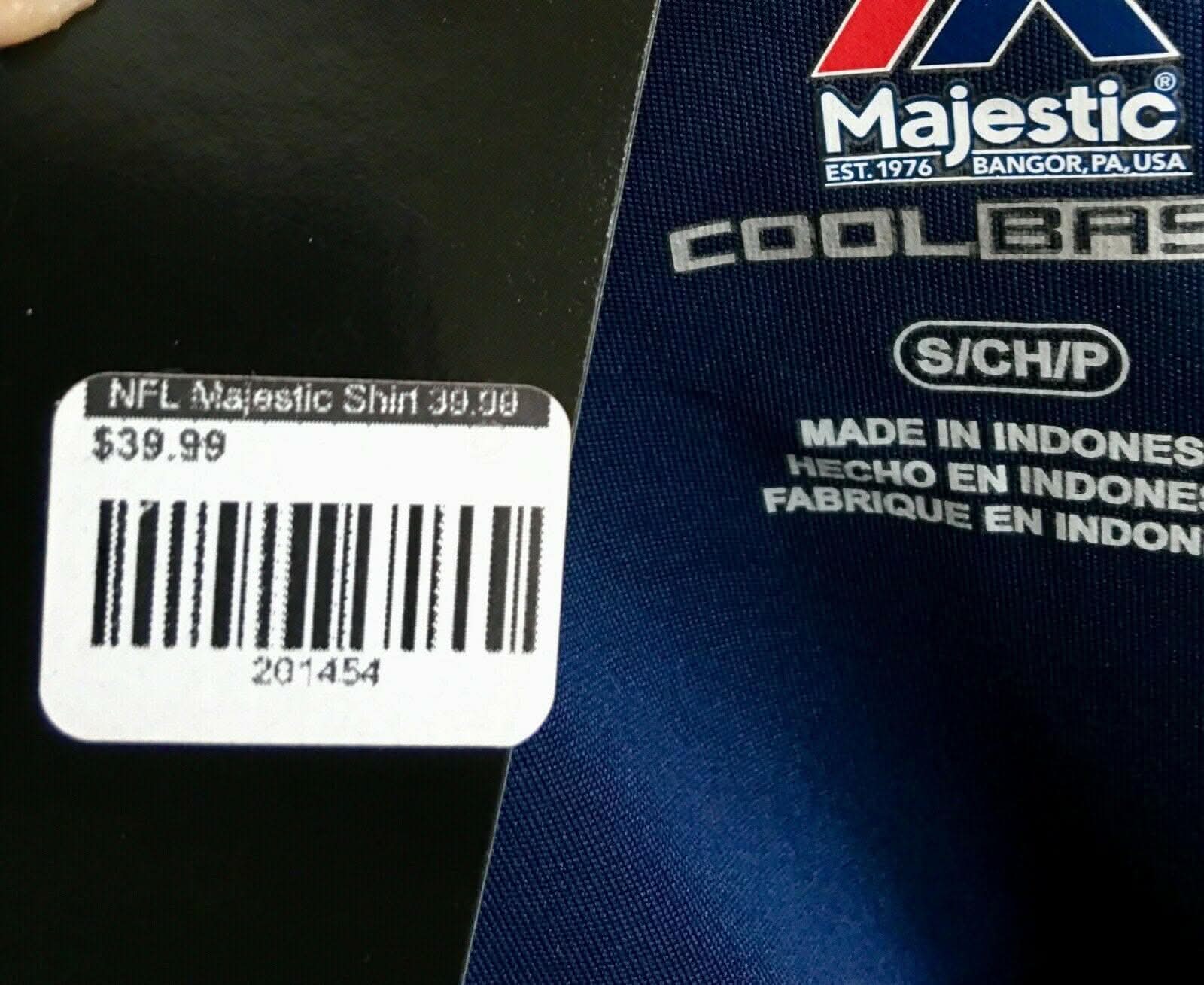 NFL Denver Broncos Majestic Cool Base T-Shirt Men's Small NWT