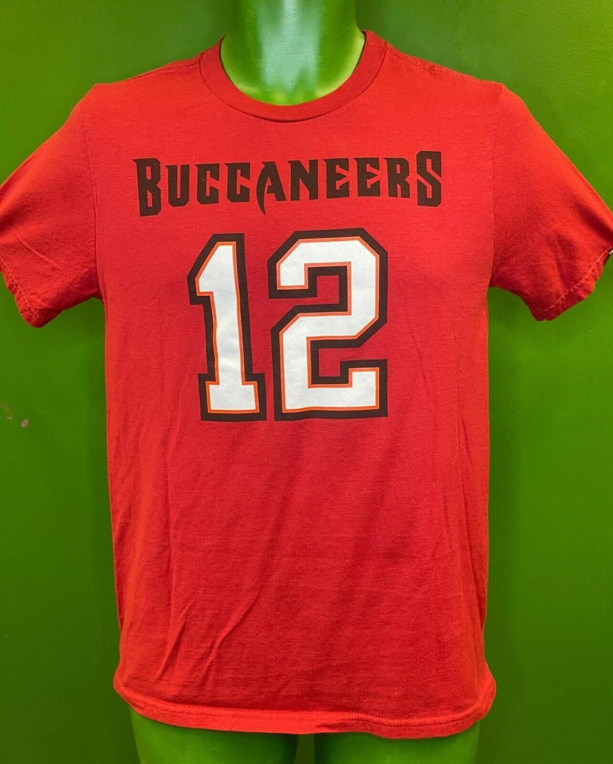 NFL Tampa Bay Buccaneers Tom Brady #12 T-Shirt Youth Large 14-16
