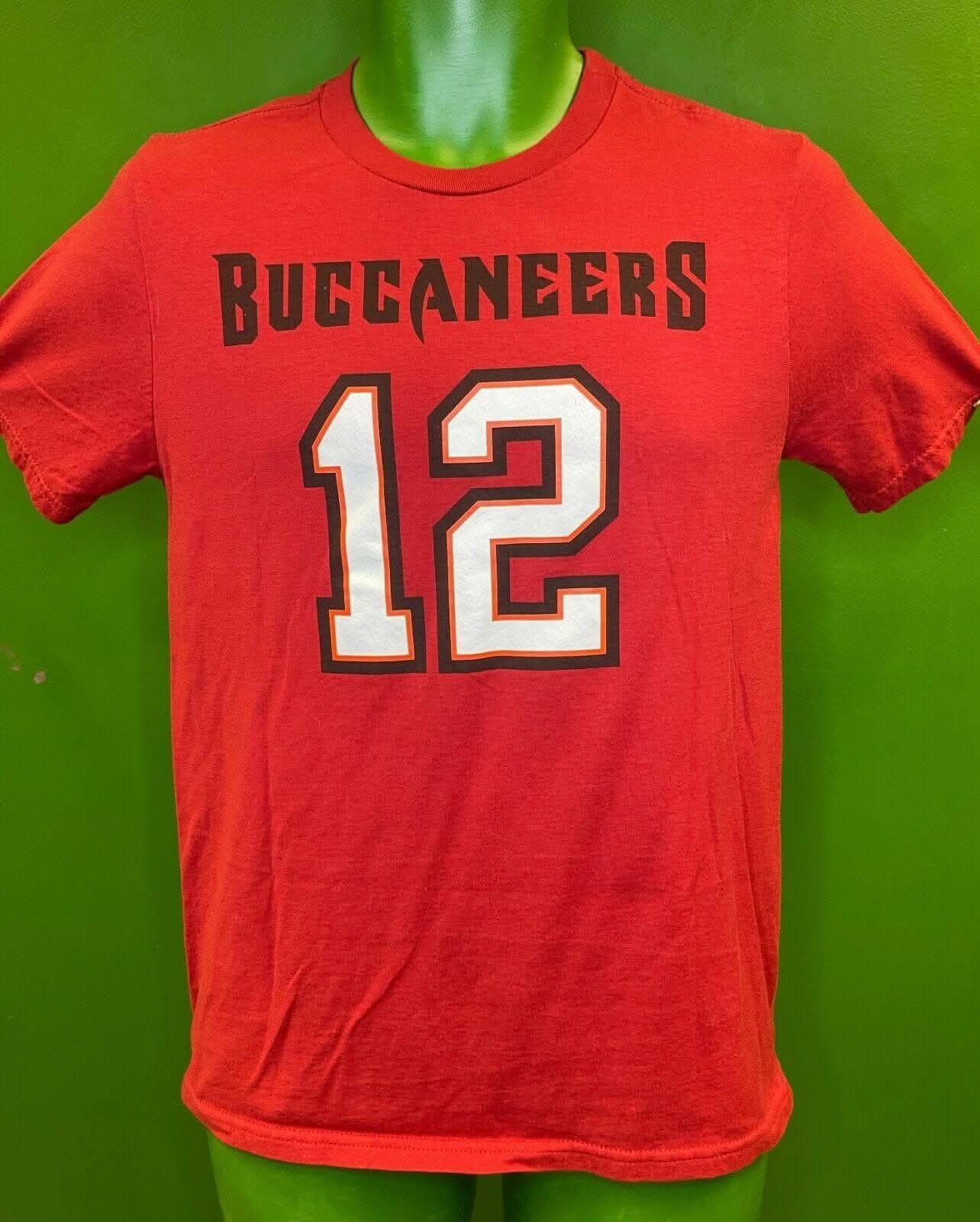 NFL Tampa Bay Buccaneers Tom Brady #12 T-Shirt Youth Large 14-16