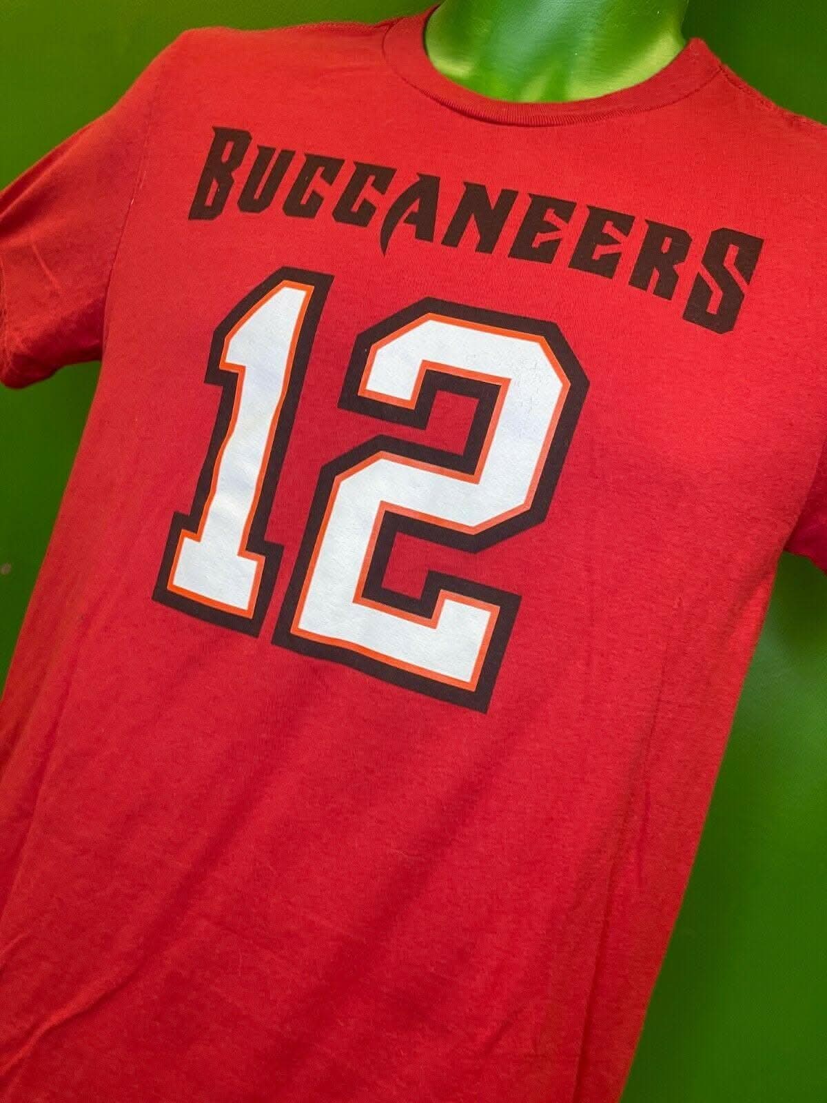 NFL Tampa Bay Buccaneers Tom Brady #12 T-Shirt Youth Large 14-16
