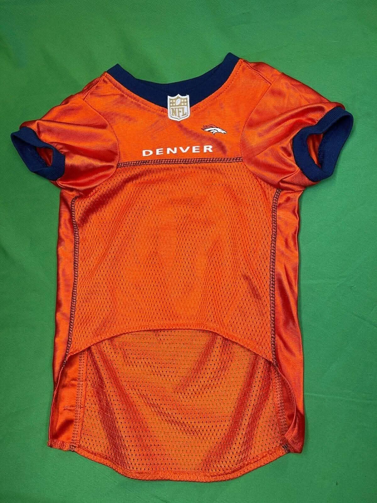 NFL Denver Broncos #00 Dog Jersey Orange Large