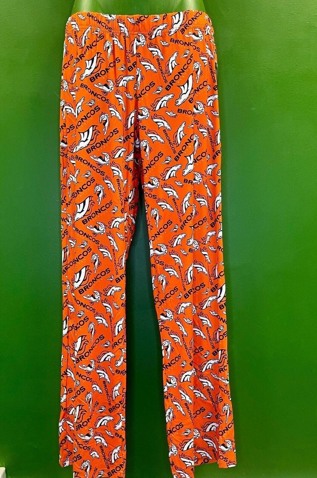 NFL Denver Broncos FOCO Repeat Print Lounge Pyjama Pants Trousers Women's Small NWT