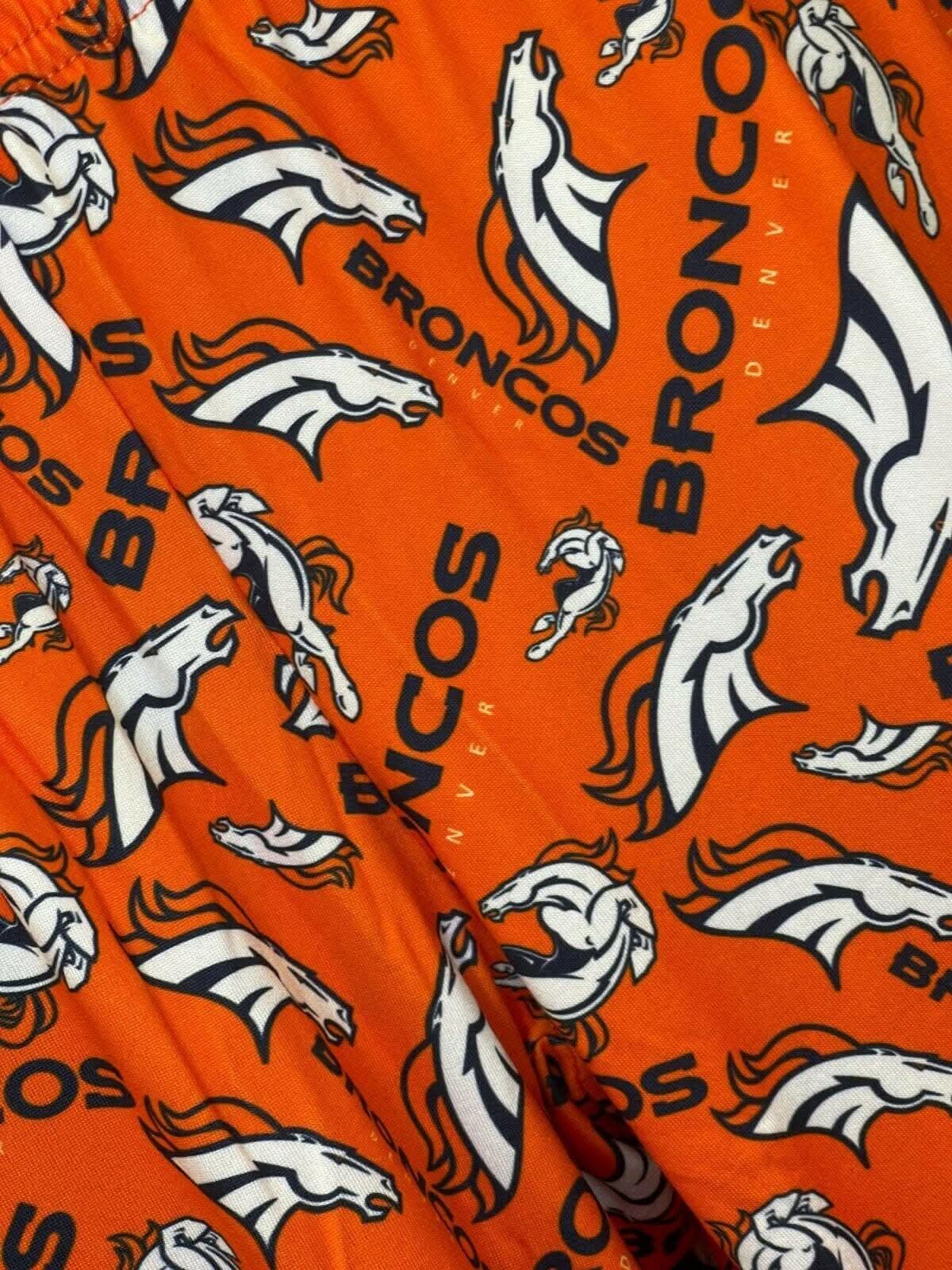 NFL Denver Broncos FOCO Repeat Print Lounge Pyjama Pants Trousers Women's Small NWT
