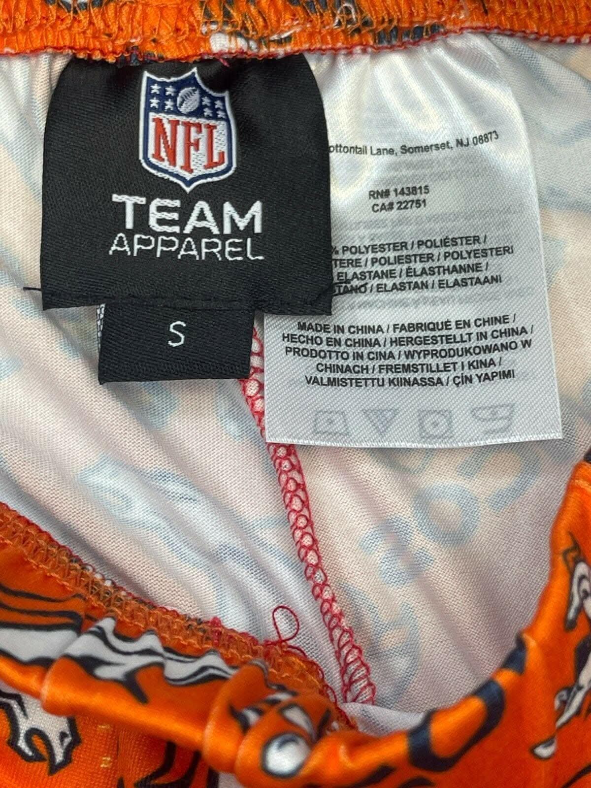 NFL Denver Broncos FOCO Repeat Print Lounge Pyjama Pants Trousers Women's Small NWT