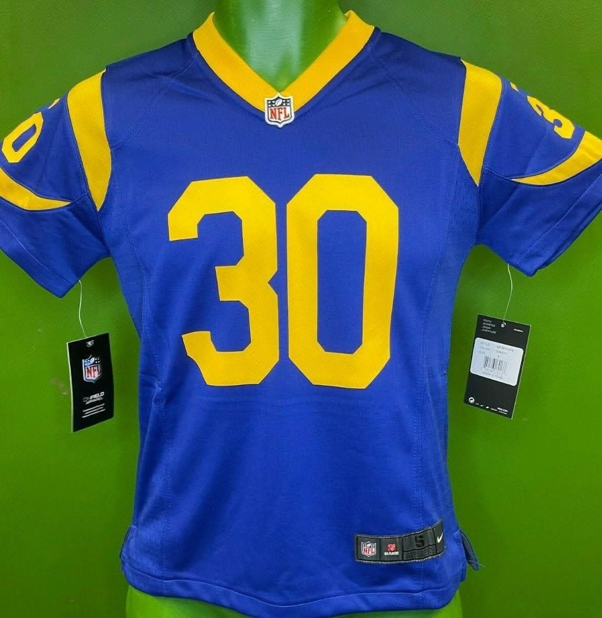 NFL Los Angeles Rams Todd Gurley #30 Game Jersey Youth Small NWT