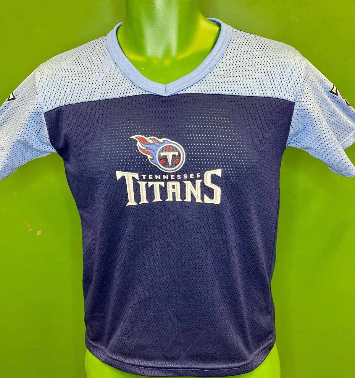 NFL Tennessee Titans Franklin Mesh Jersey Youth Medium 10-12