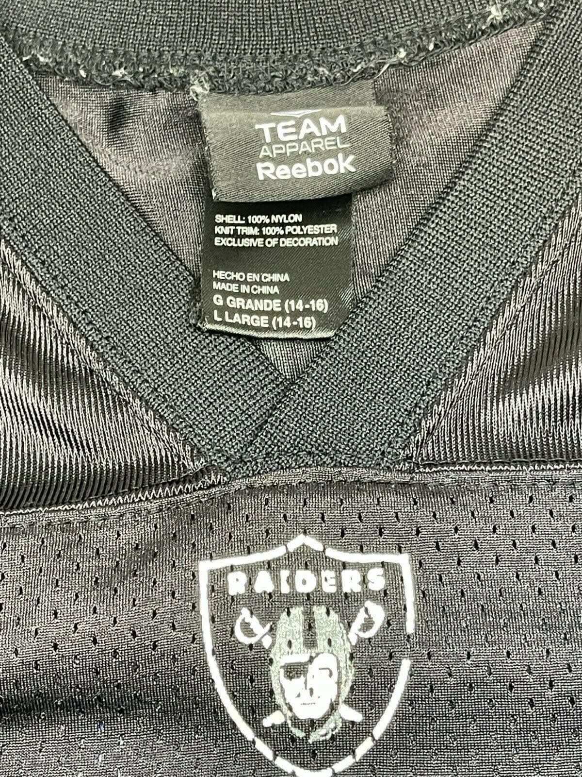 NFL Las Vegas Raiders Jason Campbell #8 Reebok Jersey Youth Large 14-16