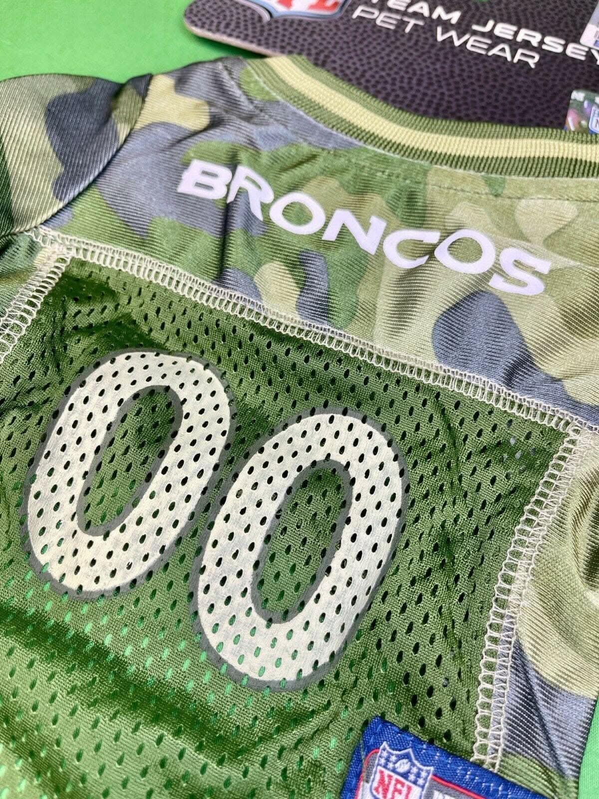 NFL Denver Broncos Salute to Service Dog Jersey #00 X-Small NWT