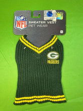 NFL Green Bay Packers Dog Jumper Sweater Vest Size X-Small NWT ADORABLE!