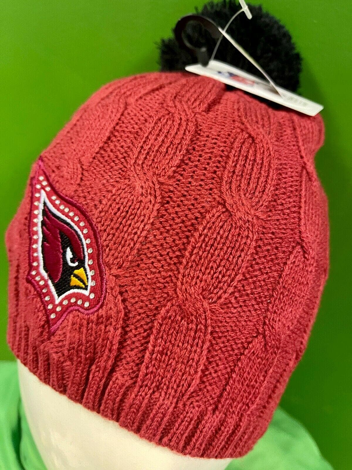 NFL Arizona Cardinals Cable Knit Woolly Hat Women's OSFA NWT