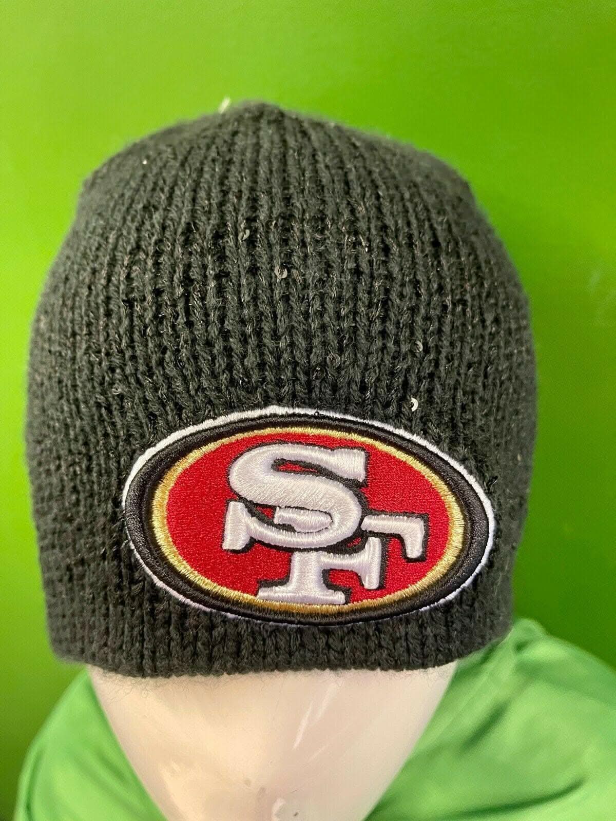 NFL San Francisco 49ers New Era Sparkly Woolly Hat Beanie Women's OSFA