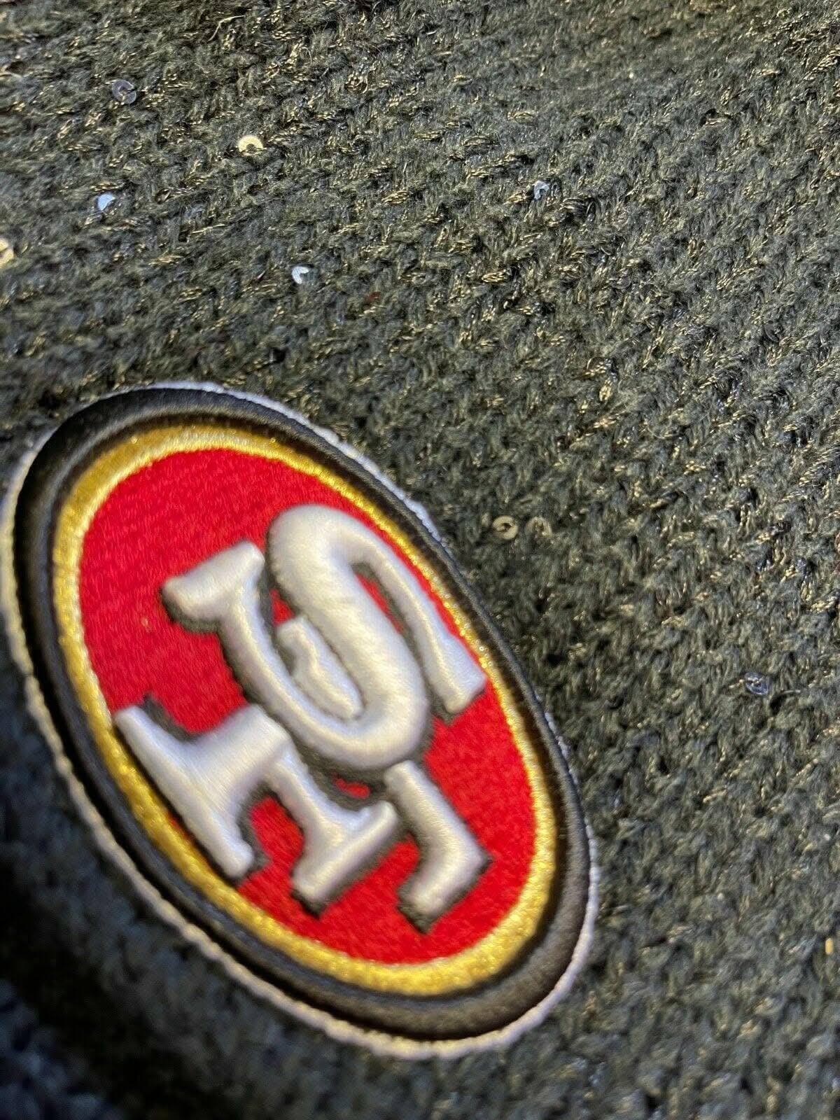 NFL San Francisco 49ers New Era Sparkly Woolly Hat Beanie Women's OSFA