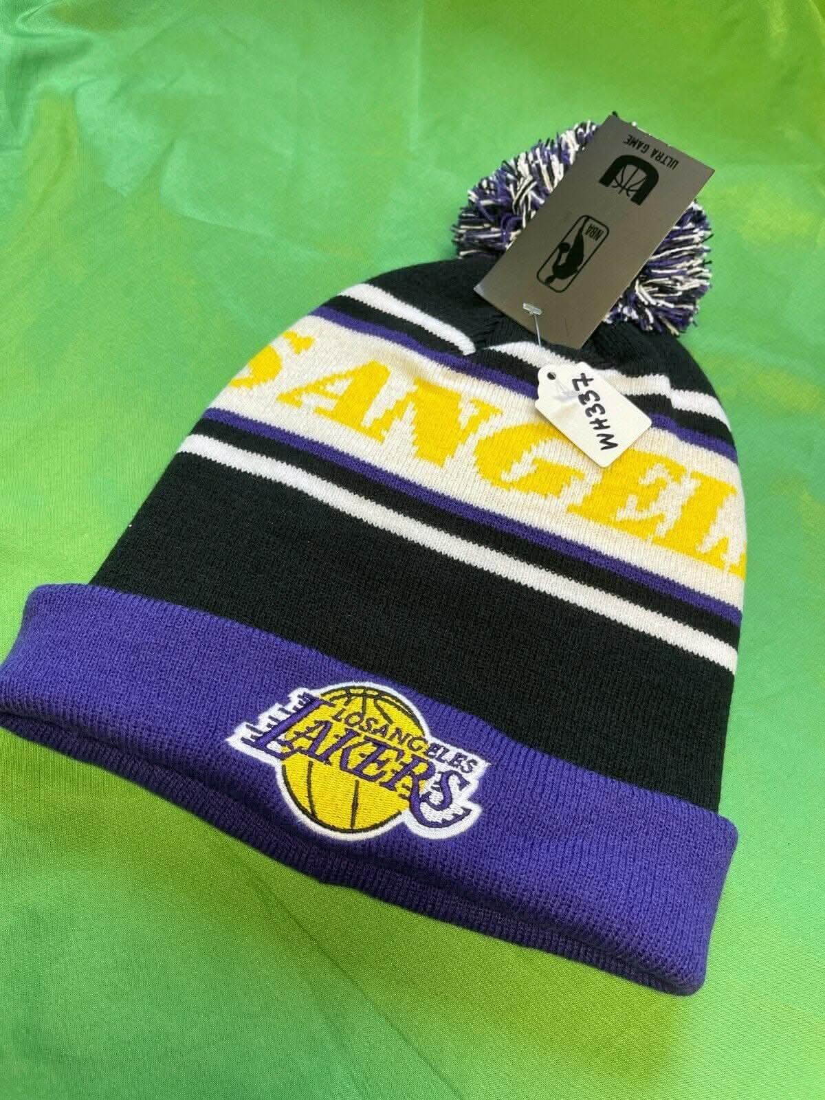 NBA Los Angeles Lakers Woolly Bobble Hat OSFA NWT