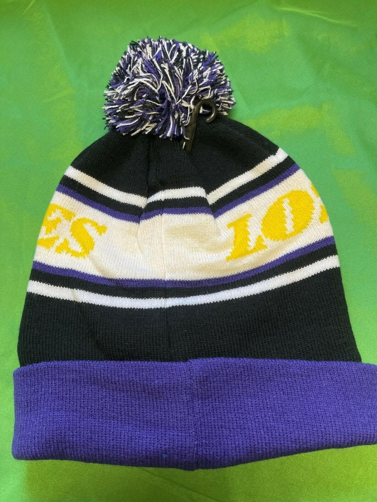 NBA Los Angeles Lakers Woolly Bobble Hat OSFA NWT