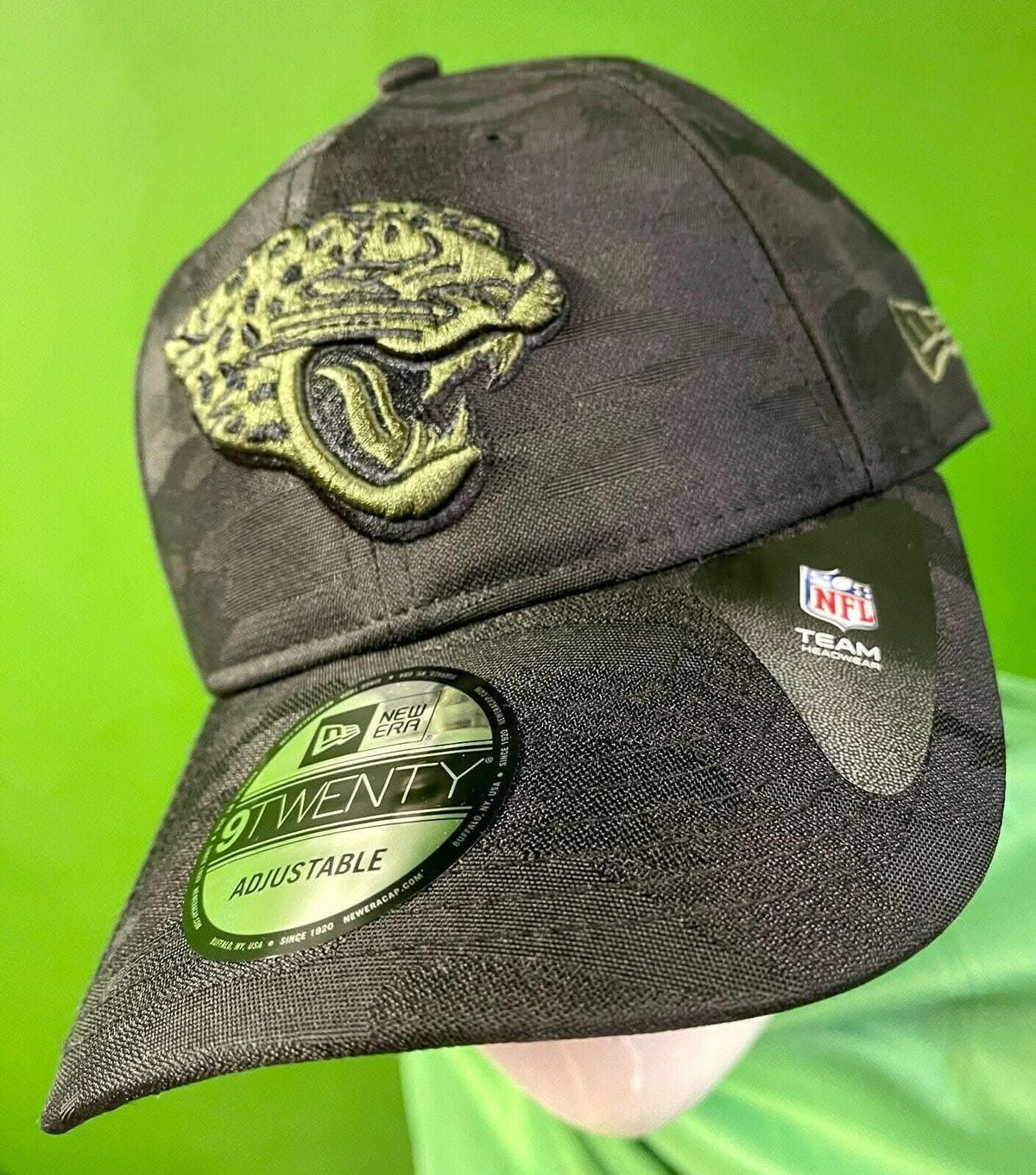 NFL Jacksonville Jaguars New Era 9TWENTY Black-Olive Cap/Hat OSFA NWT