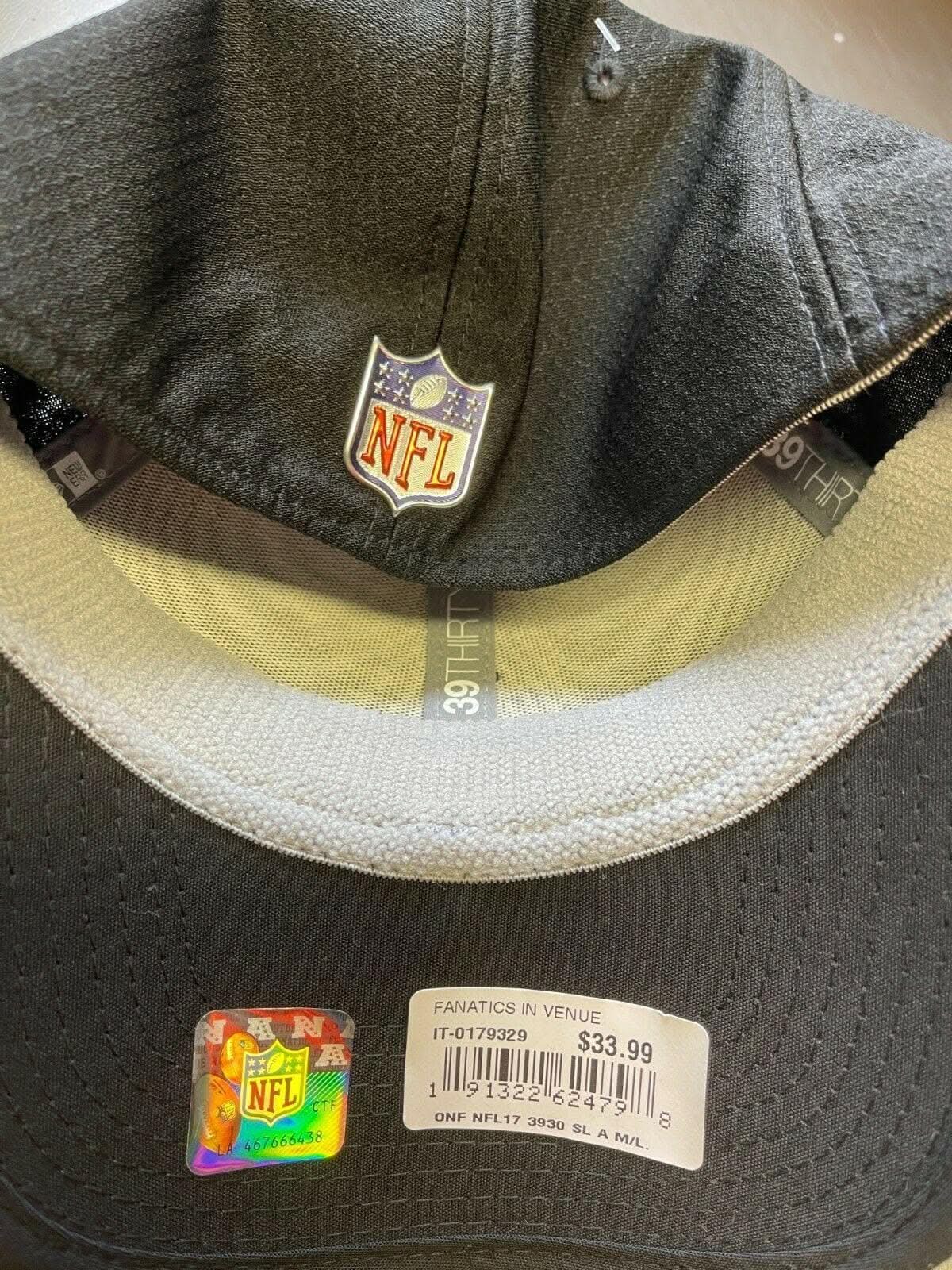 NFL Atlanta Falcons New Era 39THIRTY On Field Cap Hat M-L NWT