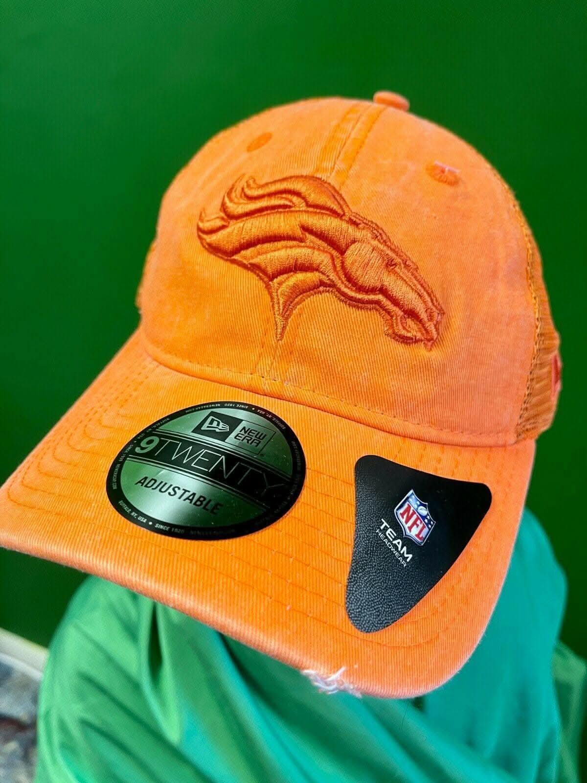 NFL Denver Broncos New Era 9TWENTY Tonal Washed Trucker Cap/Hat OSFA NWT