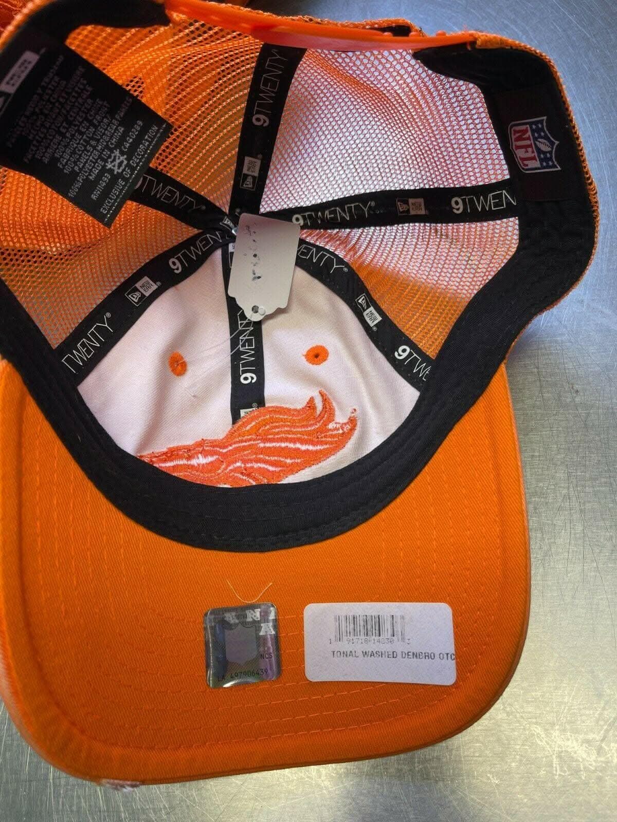 NFL Denver Broncos New Era 9TWENTY Tonal Washed Trucker Cap/Hat OSFA NWT
