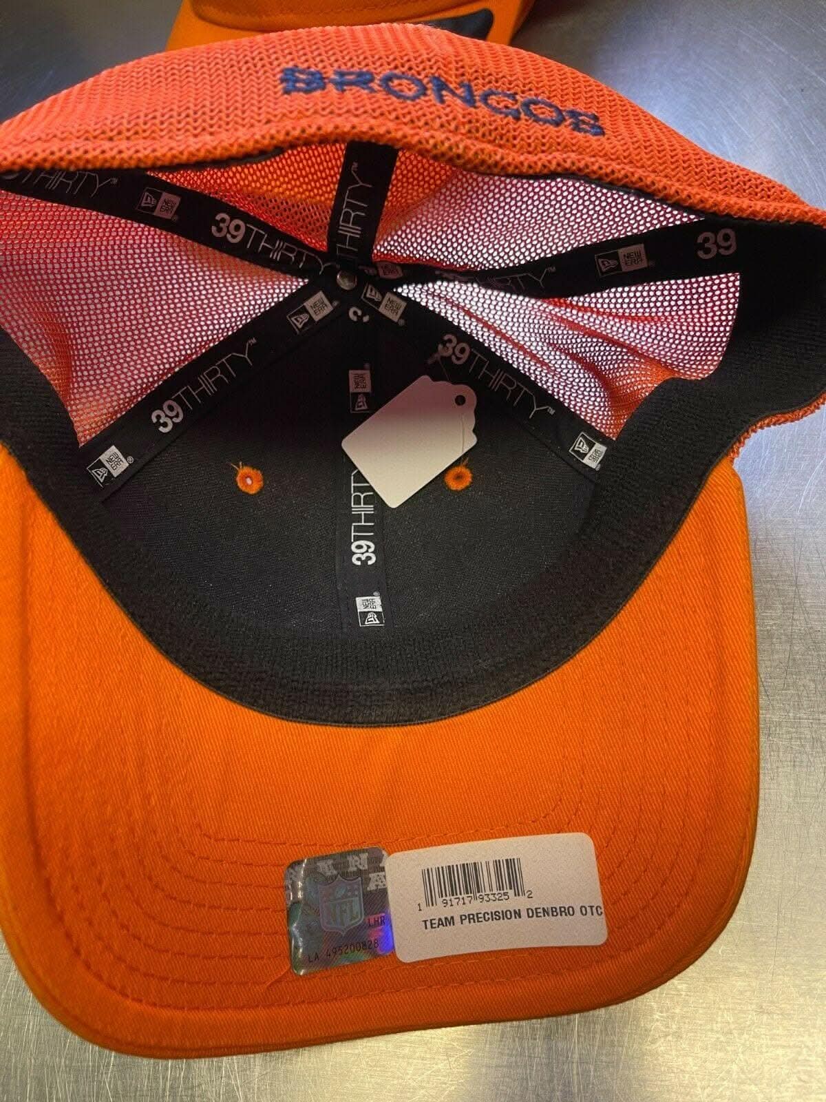 NFL Denver Broncos New Era 39THIRTY Team Precision Cap Hat S-M NWT